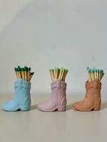 Paddywax Cowboy boot match holders by Paddywax
