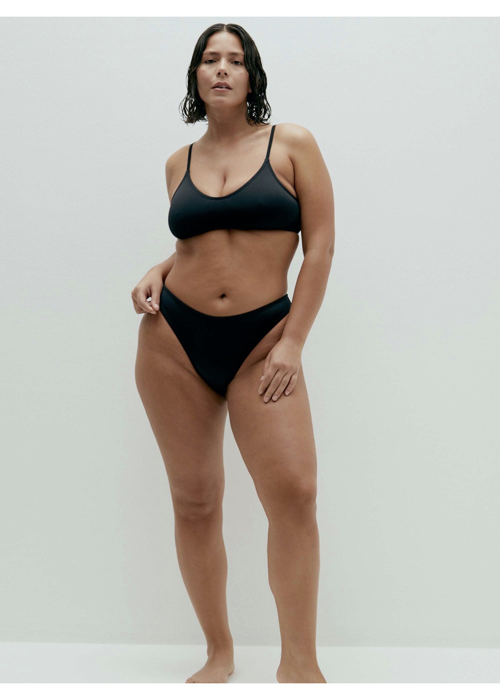 Blush Lingerie "Dawn" high leg bikini bottom by Blush Lingerie