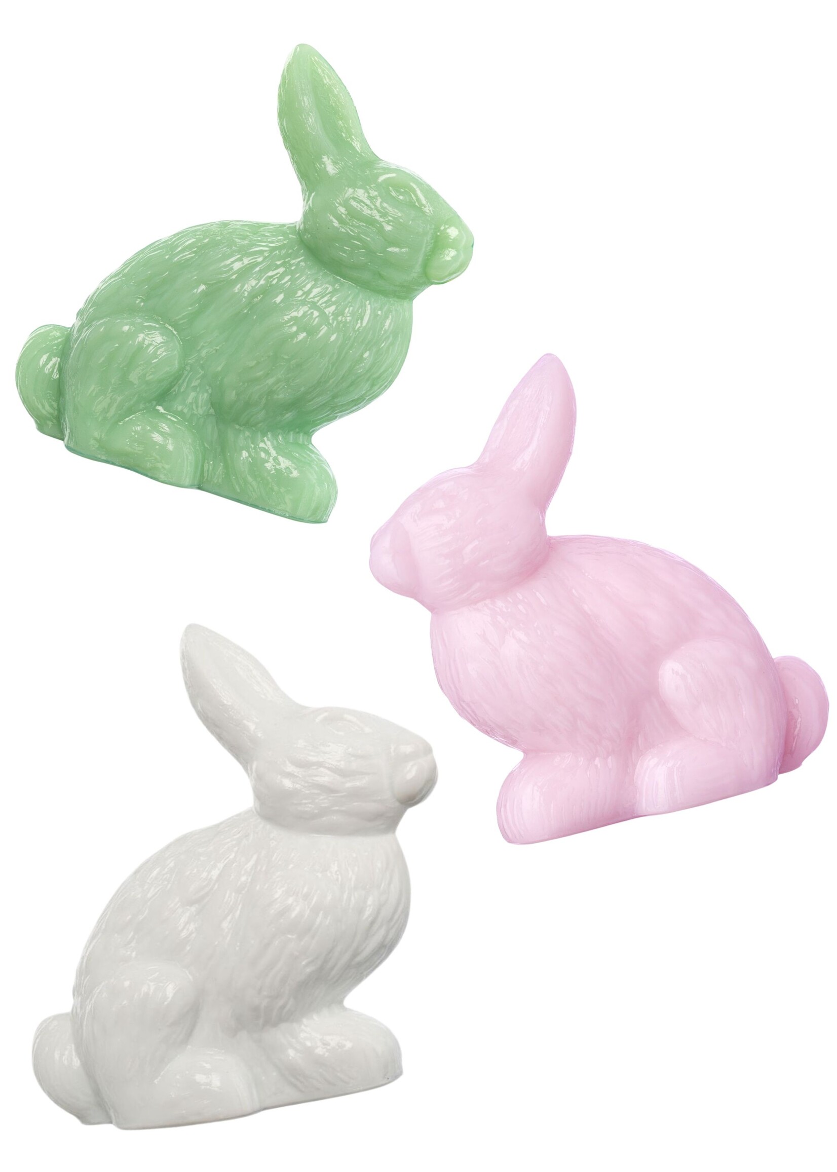 Mosser Glass Statuettes Lapin par Mosser Glass