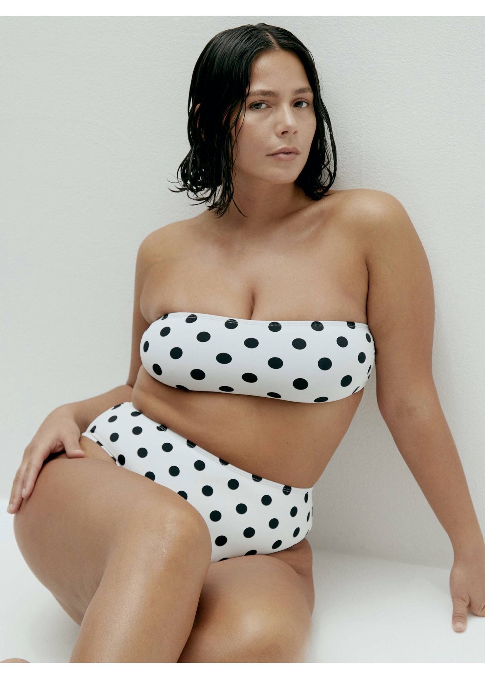 Blush Lingerie Bas de bikini taille haute "Bliss" par Blush Lingerie