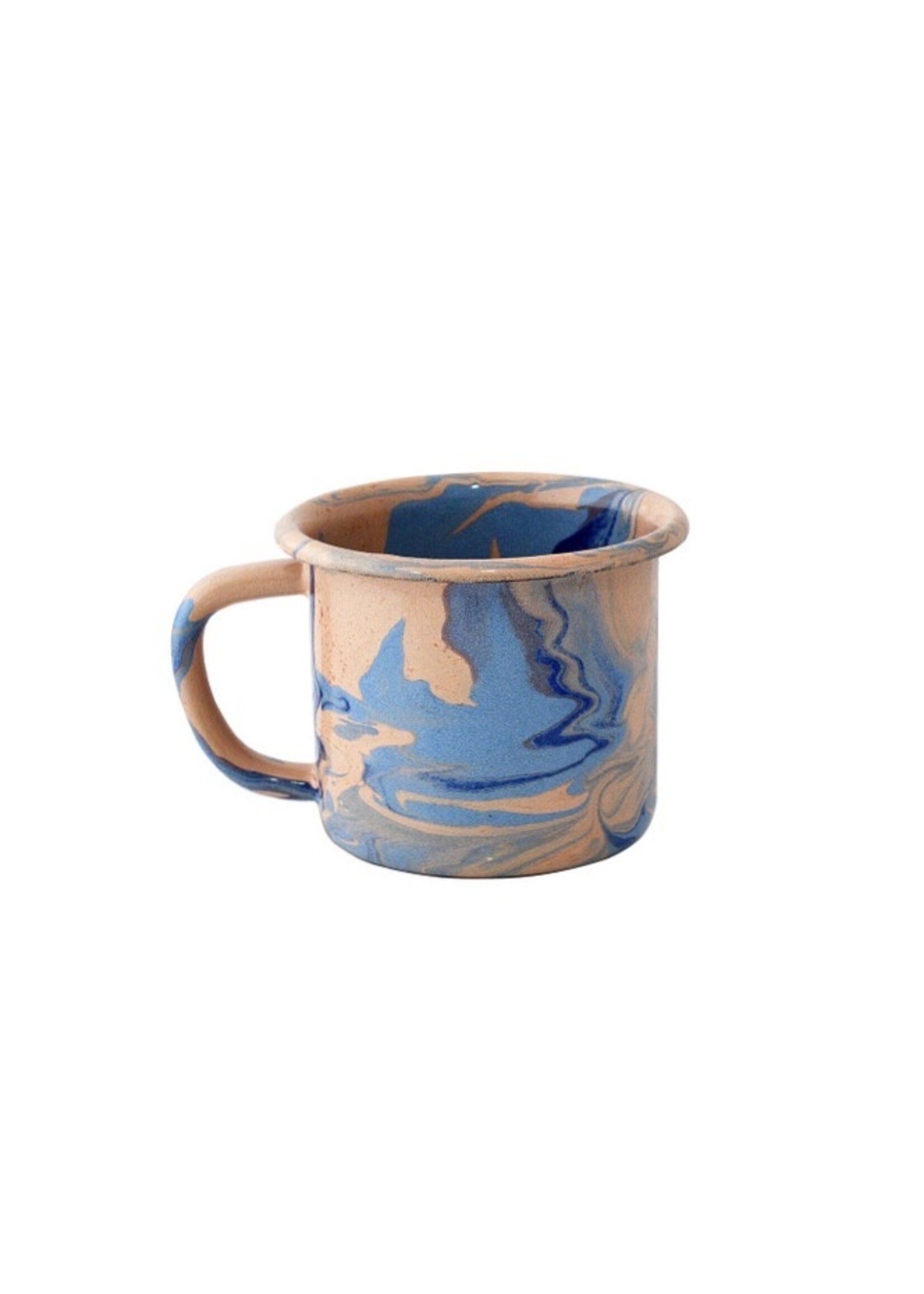 Crow Canyon Home Multi swirl 12 oz mugs "BORNN" by Crow Canyon