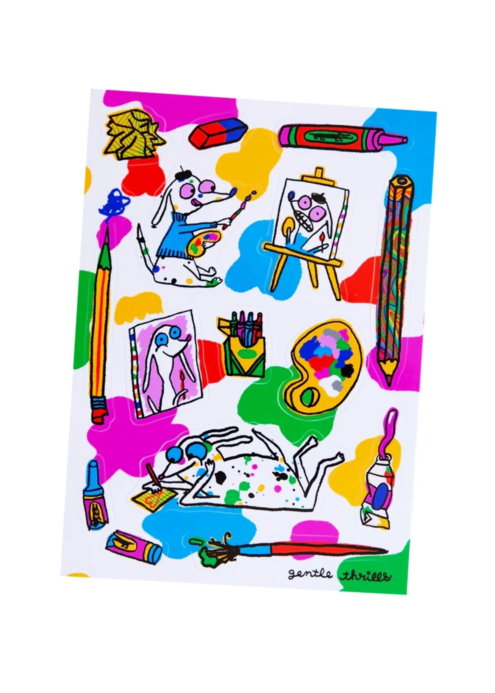 Gentle Thrills Feuille d'autocollants par Gentle Thrills