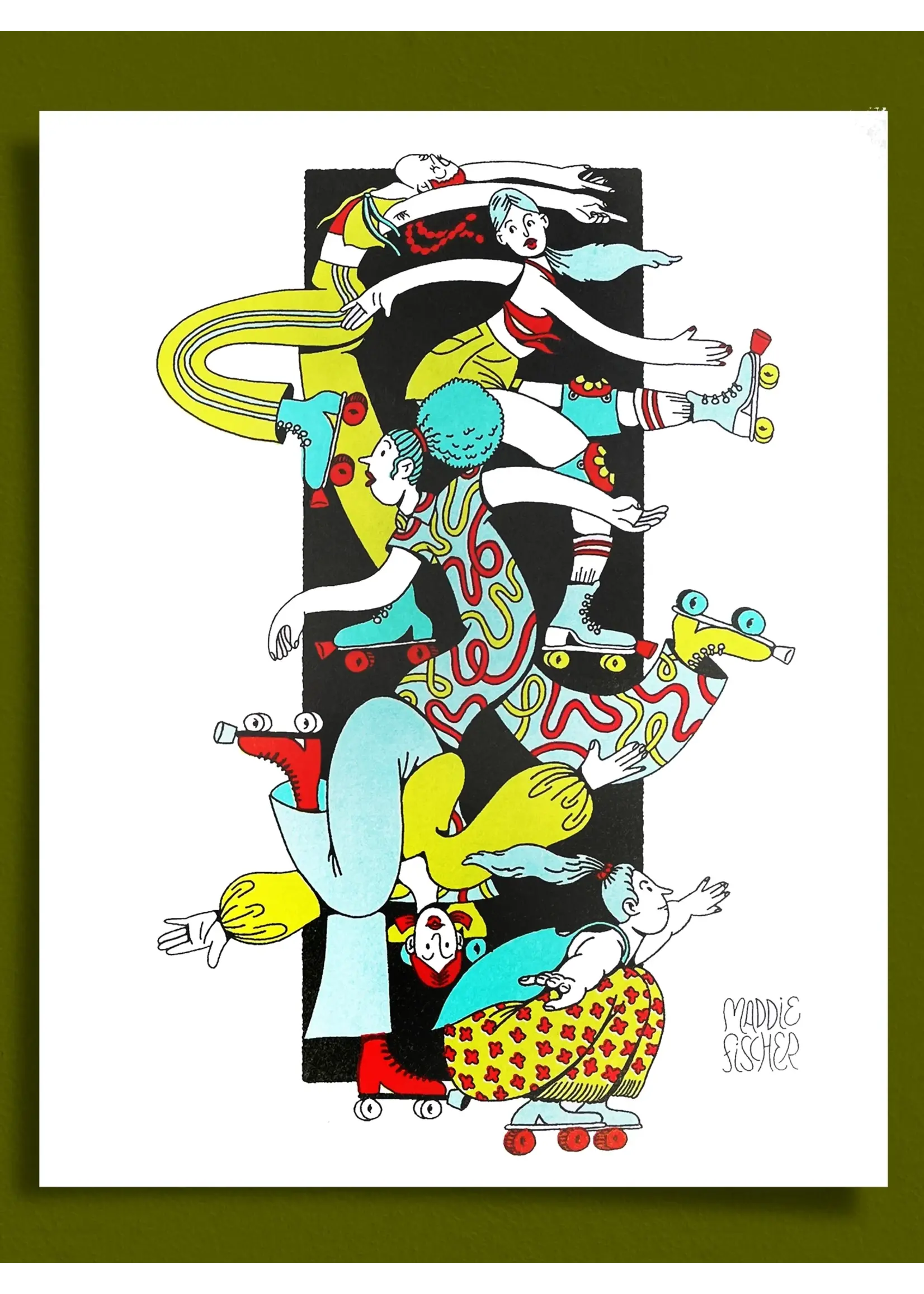 Maddie Fischer Affiches en risographie par Maddie Fischer