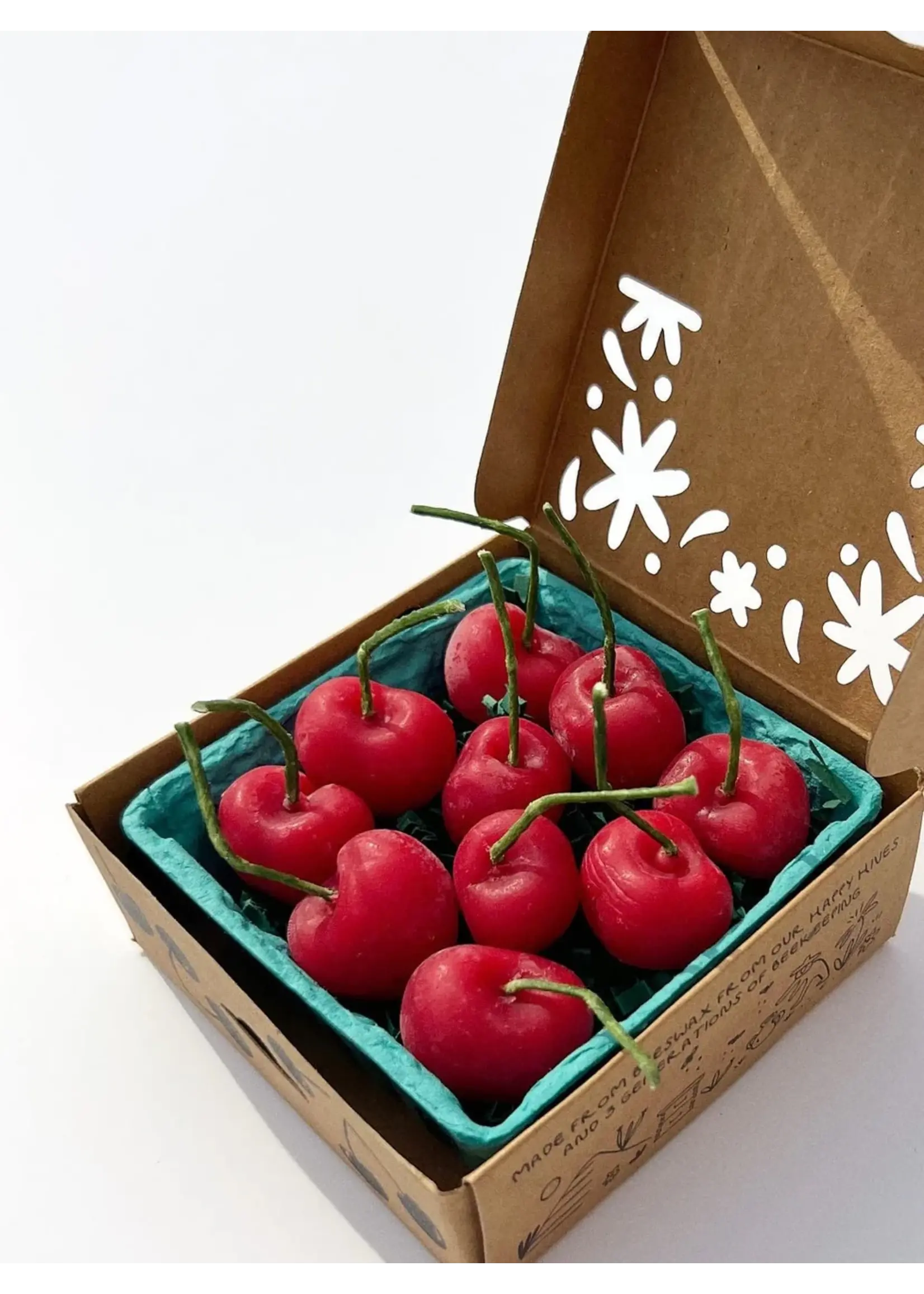 Happy Organics Bougies d'anniversaire en cire d'abeille par Happy Organics