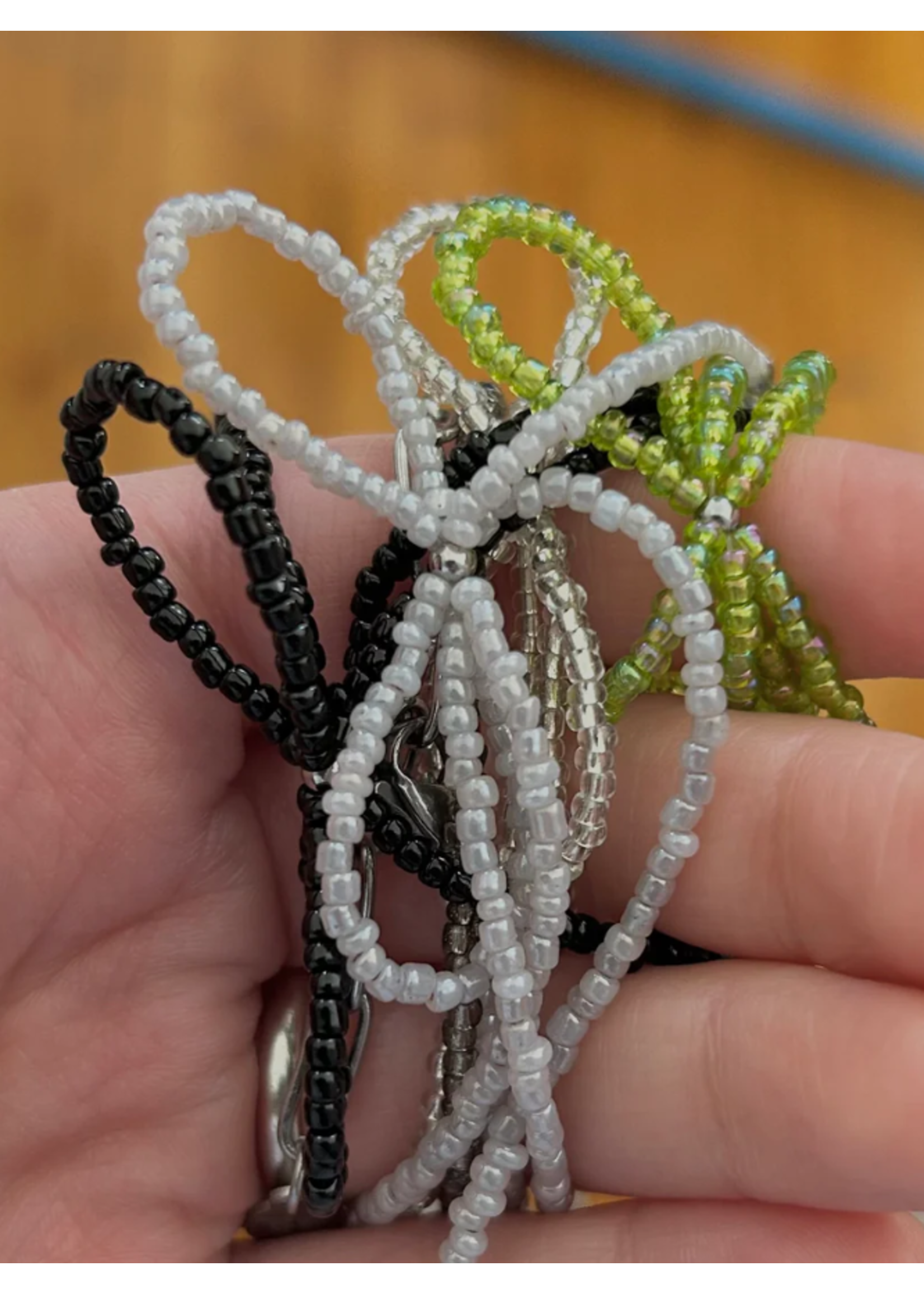 Lilou Gems "Beaded Bow" necklaces by Lilou Gems