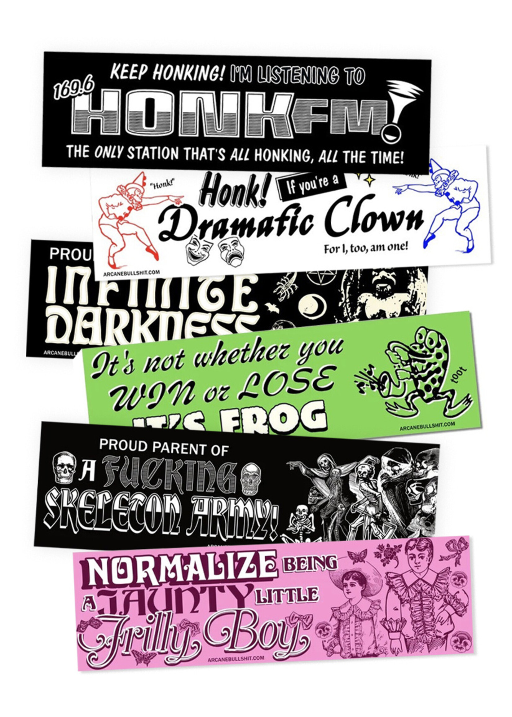 Arcane Bullshit Bumber stickers by Arcane Bullshit