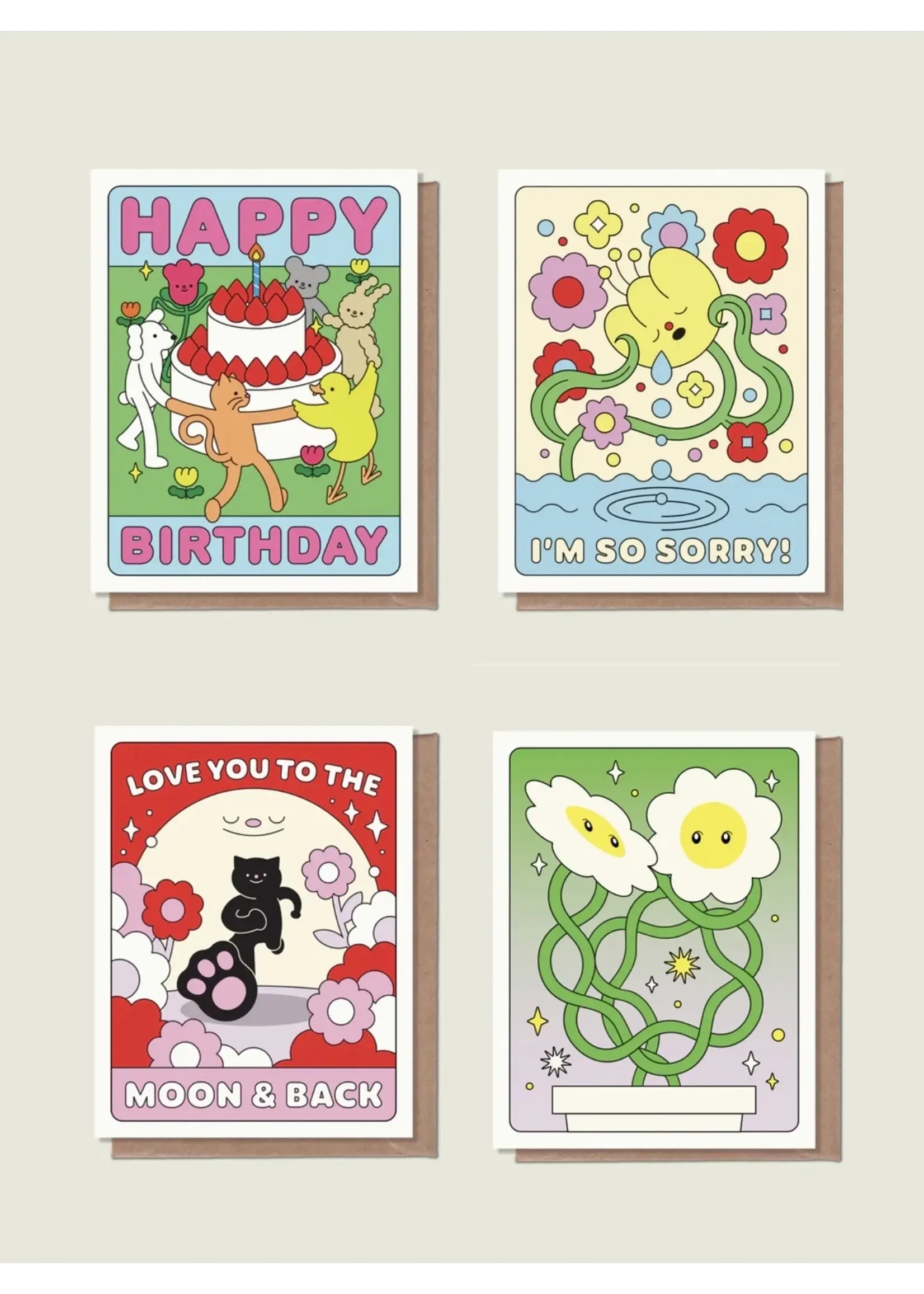 Épée Lapin Studio Greeting cards by Épée Lapin Studio