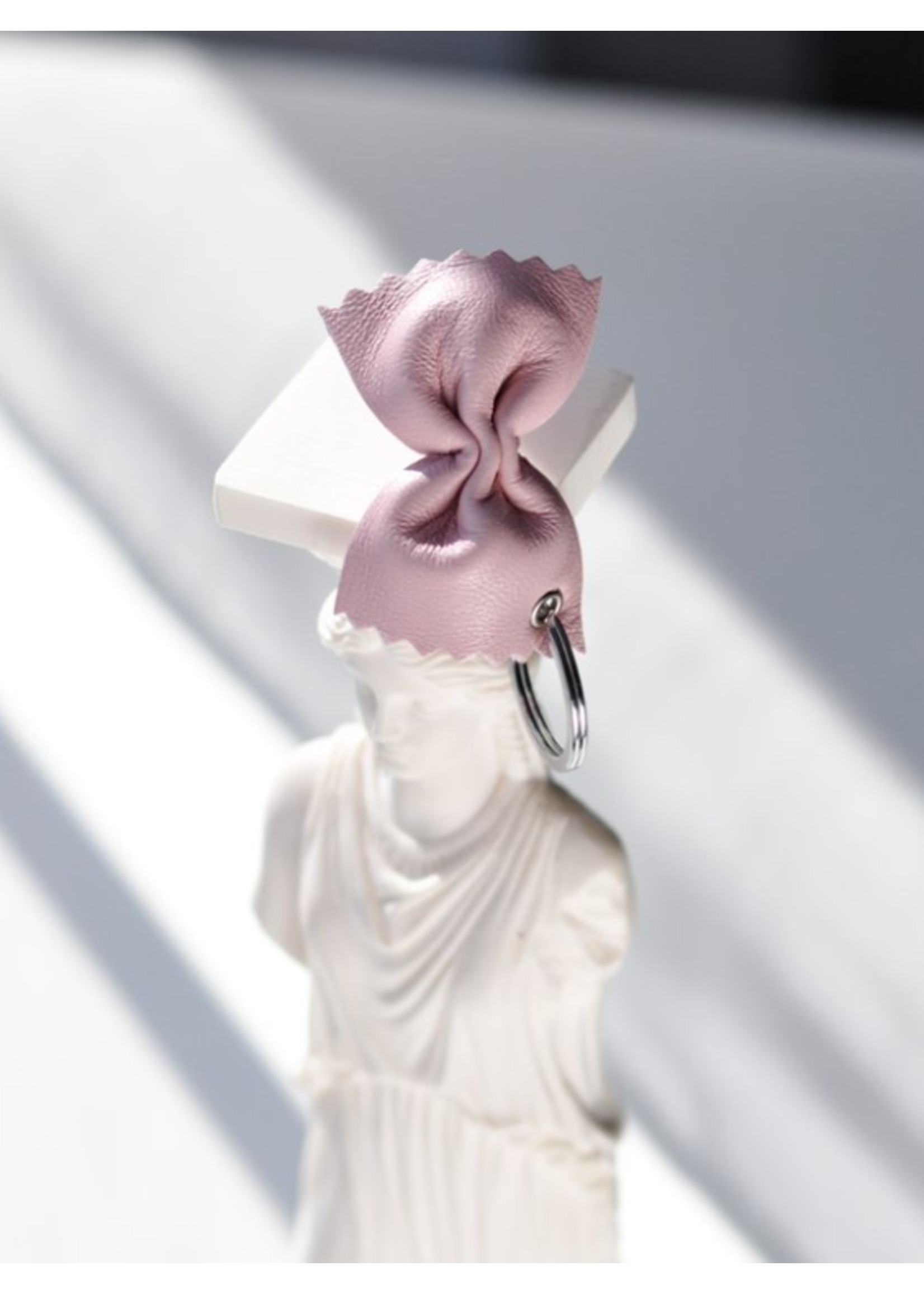 Melo Melo Leather Goods "Farfalle" leather keychains by Melo Melo