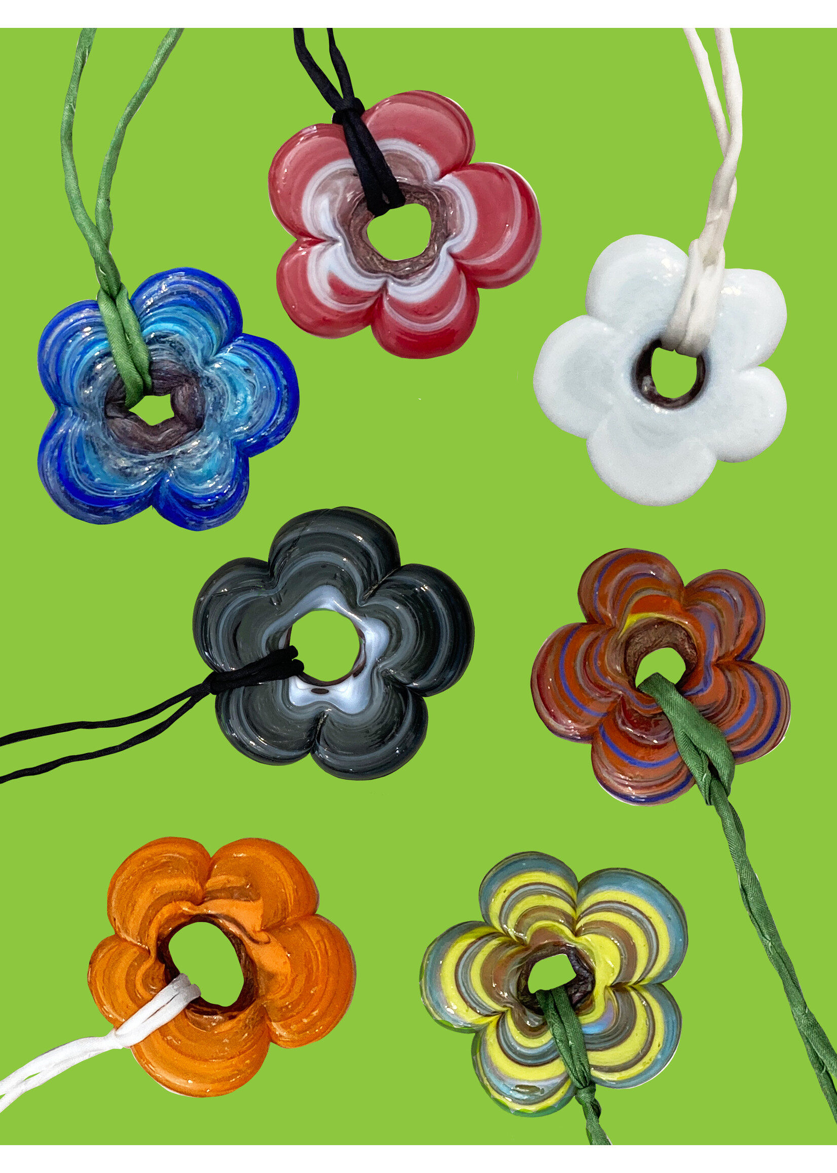 Lilou Gems Colliers "Glass Flower" par Lilou Gems