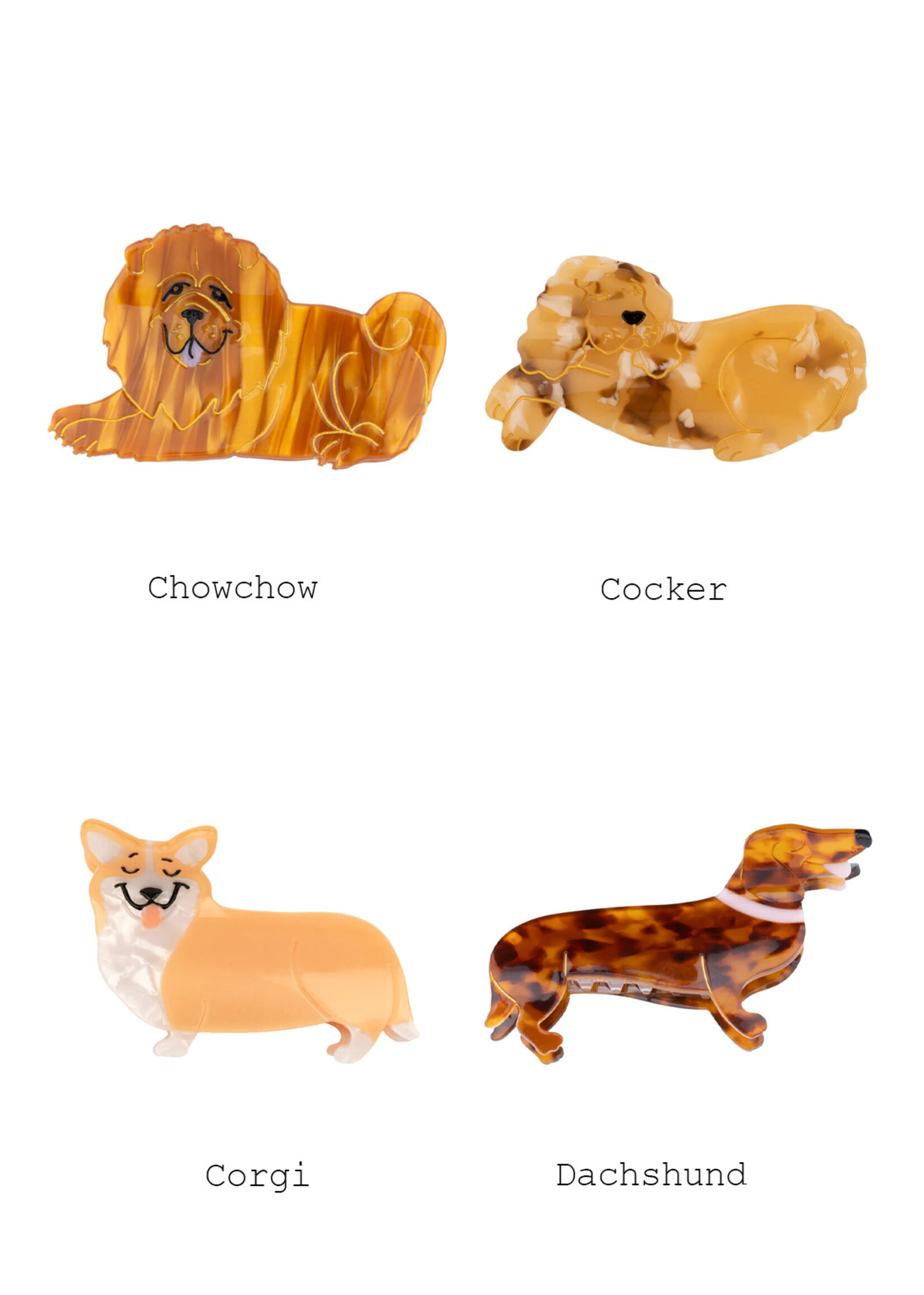 Coucou Suzette® Pinces à cheveux chien par Coucou Suzette®