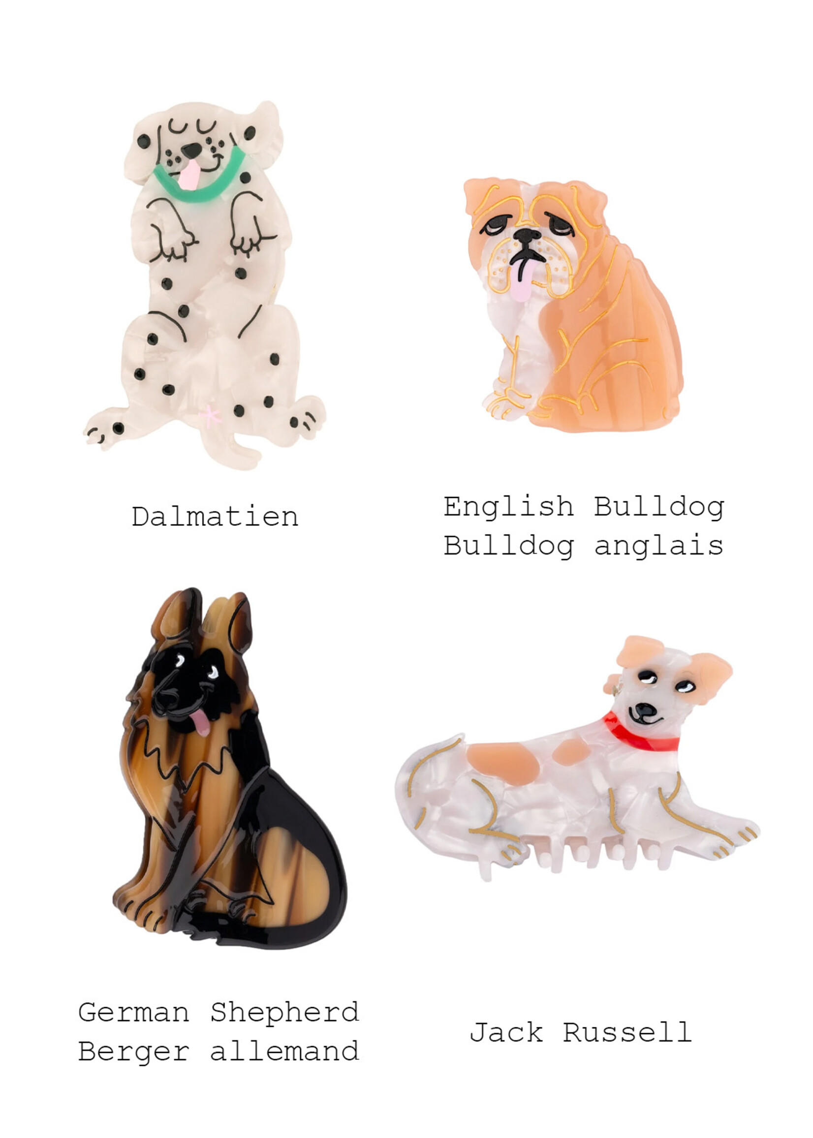 Coucou Suzette® Dog hair clips by Coucou Suzette®