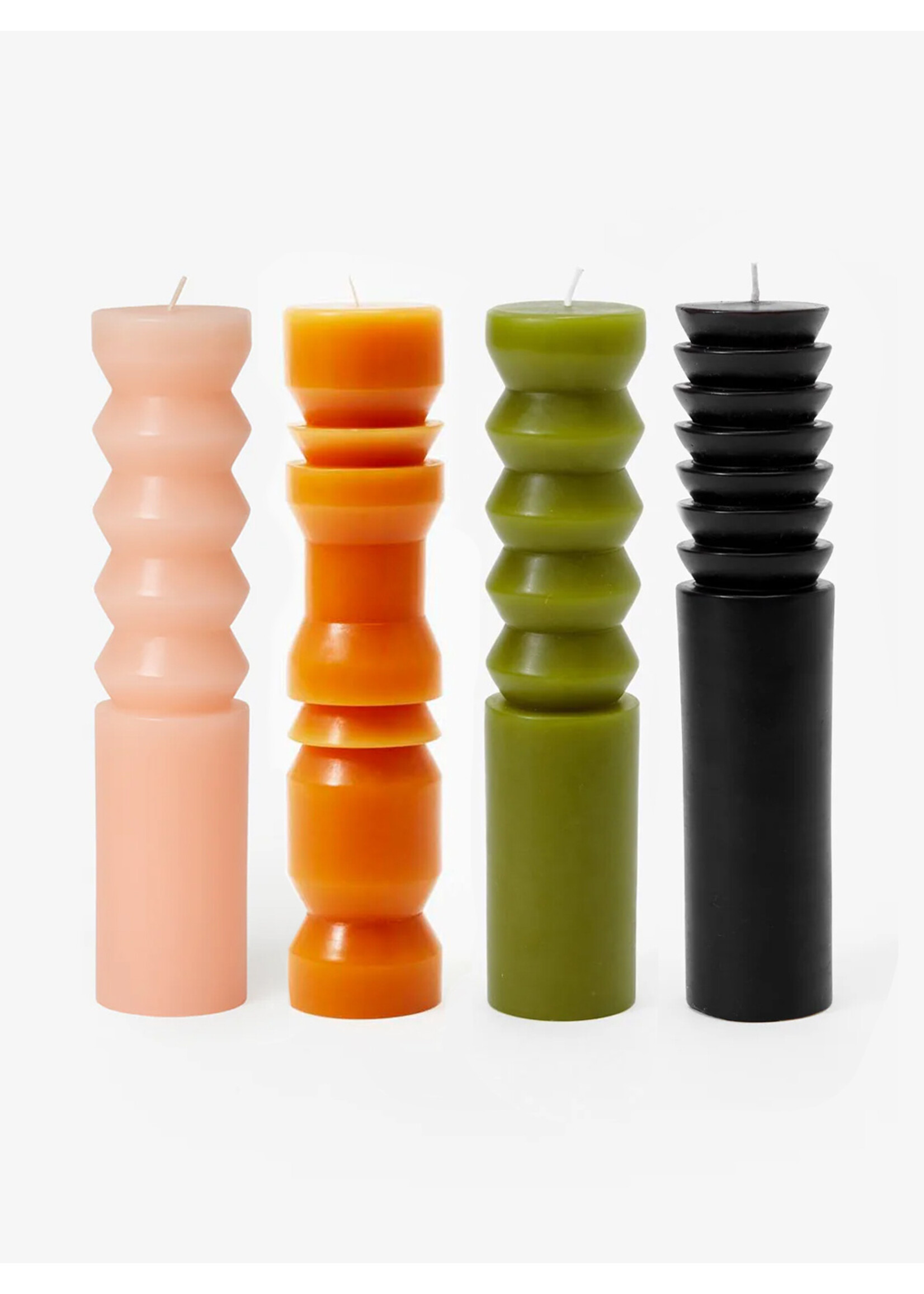 Areaware Grandes bougies "Totem" par Areaware