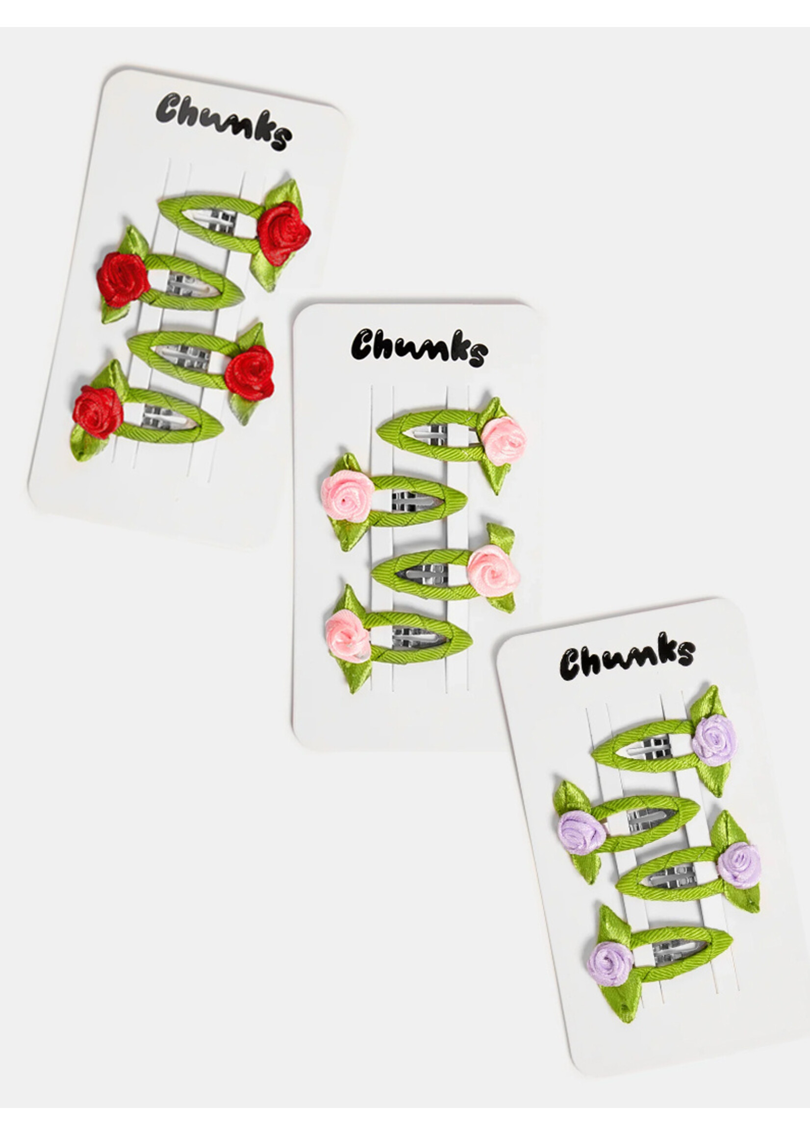 Chunks Barrettes "Rosette Snap" par Chunks