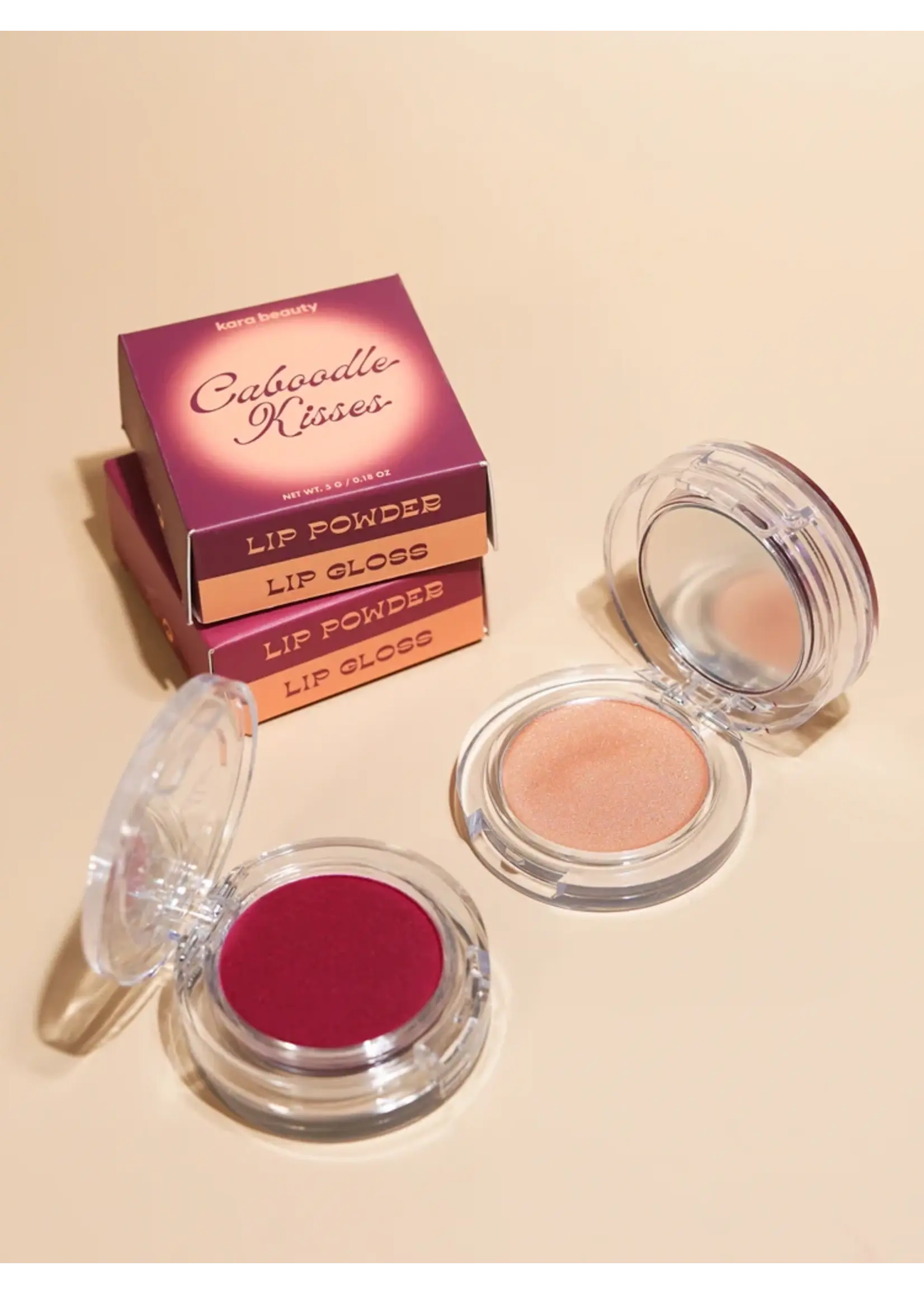 Kara Beauty Powder & gloss for lips "Caboodle Kisses" by Kara Beauty