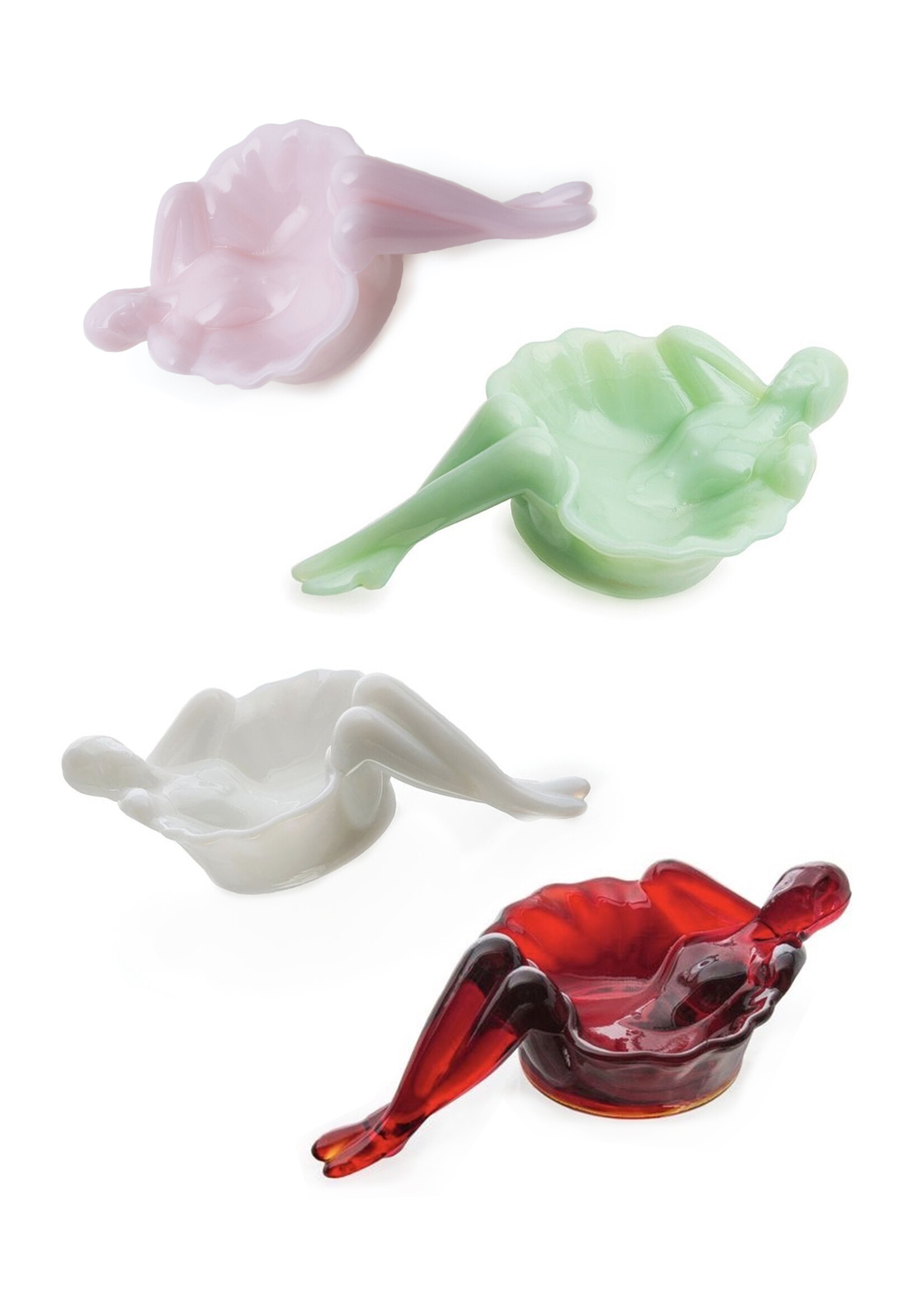 Mosser Glass Porte-savons "Bathing Beauty" par Mosser Glass