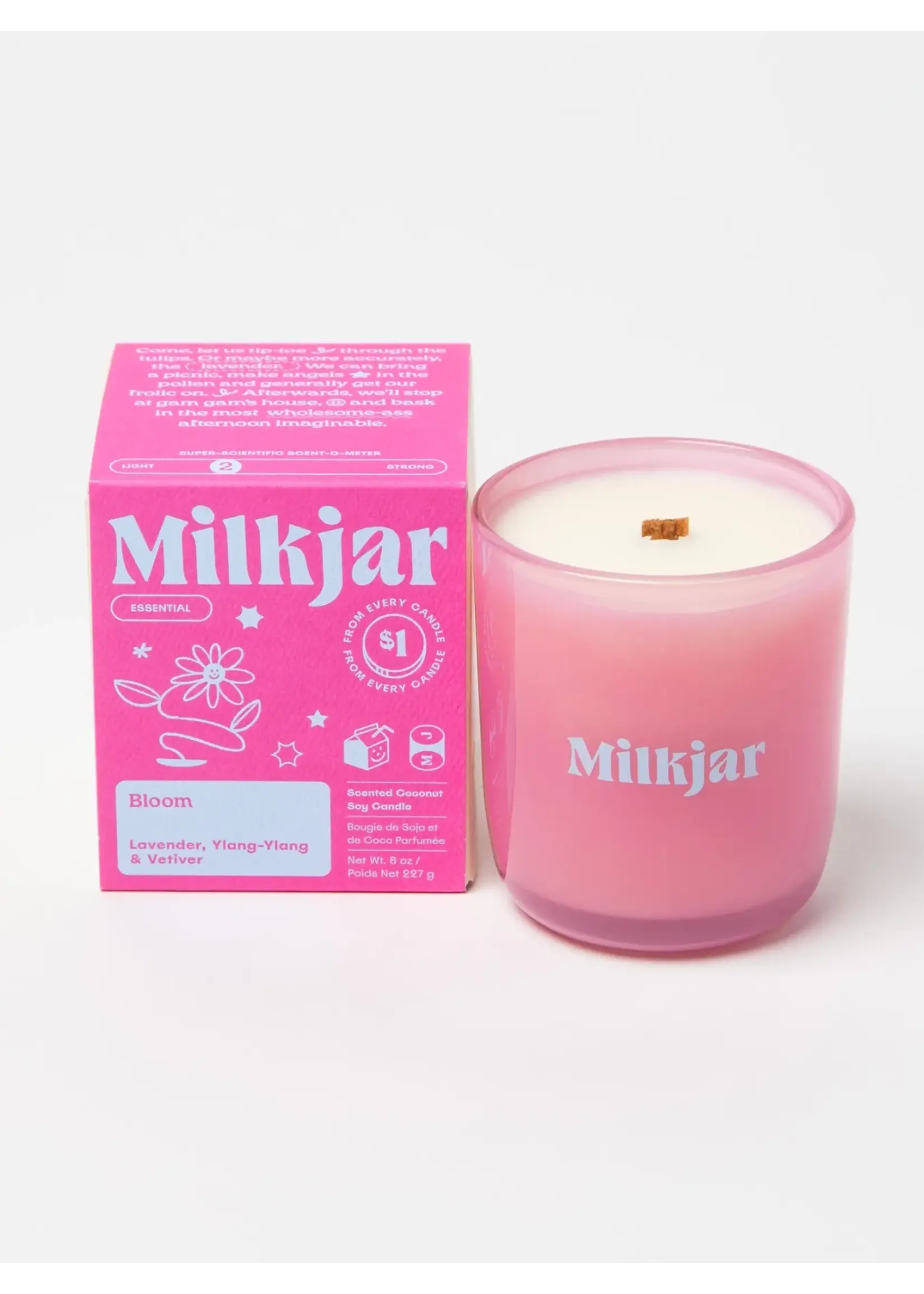 Milk Jar 8oz Essential oil candles by Milkjar