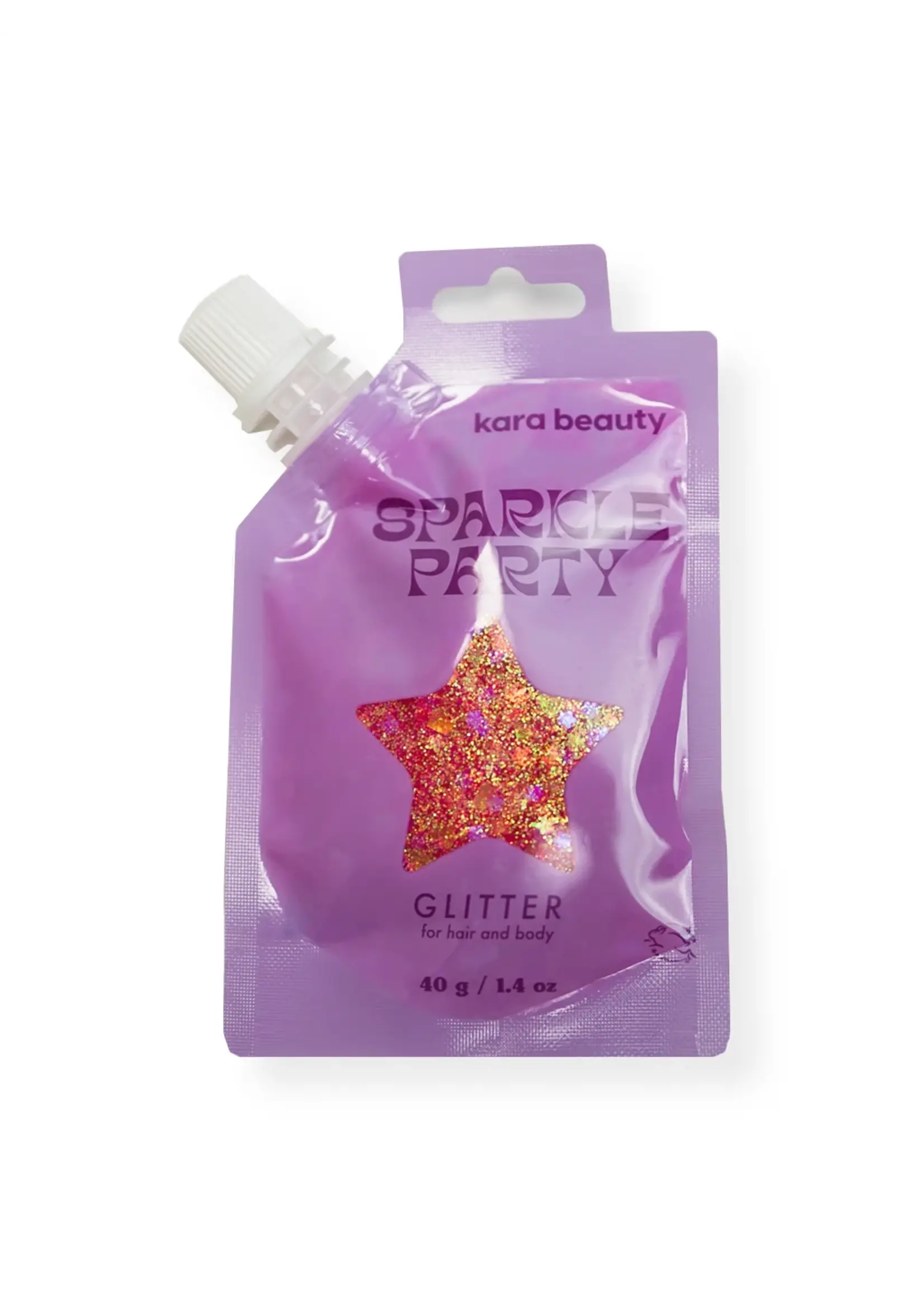 Kara Beauty "Sparkle Party" hair & body gitter gels by Kara Beauty