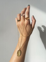 Hunt of Hounds "Delphine" ring in vermeil by Hunt of Hounds