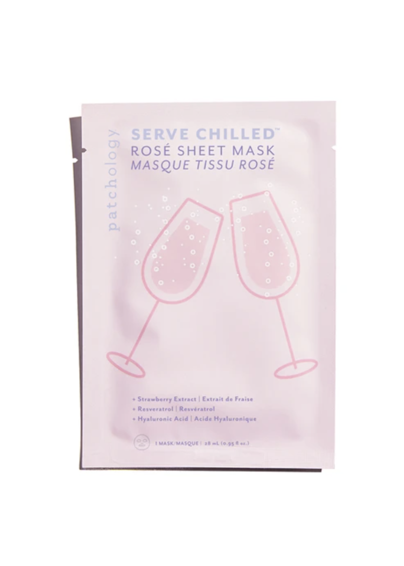 Patchology "Rosé" masques en feuilles par Patchology