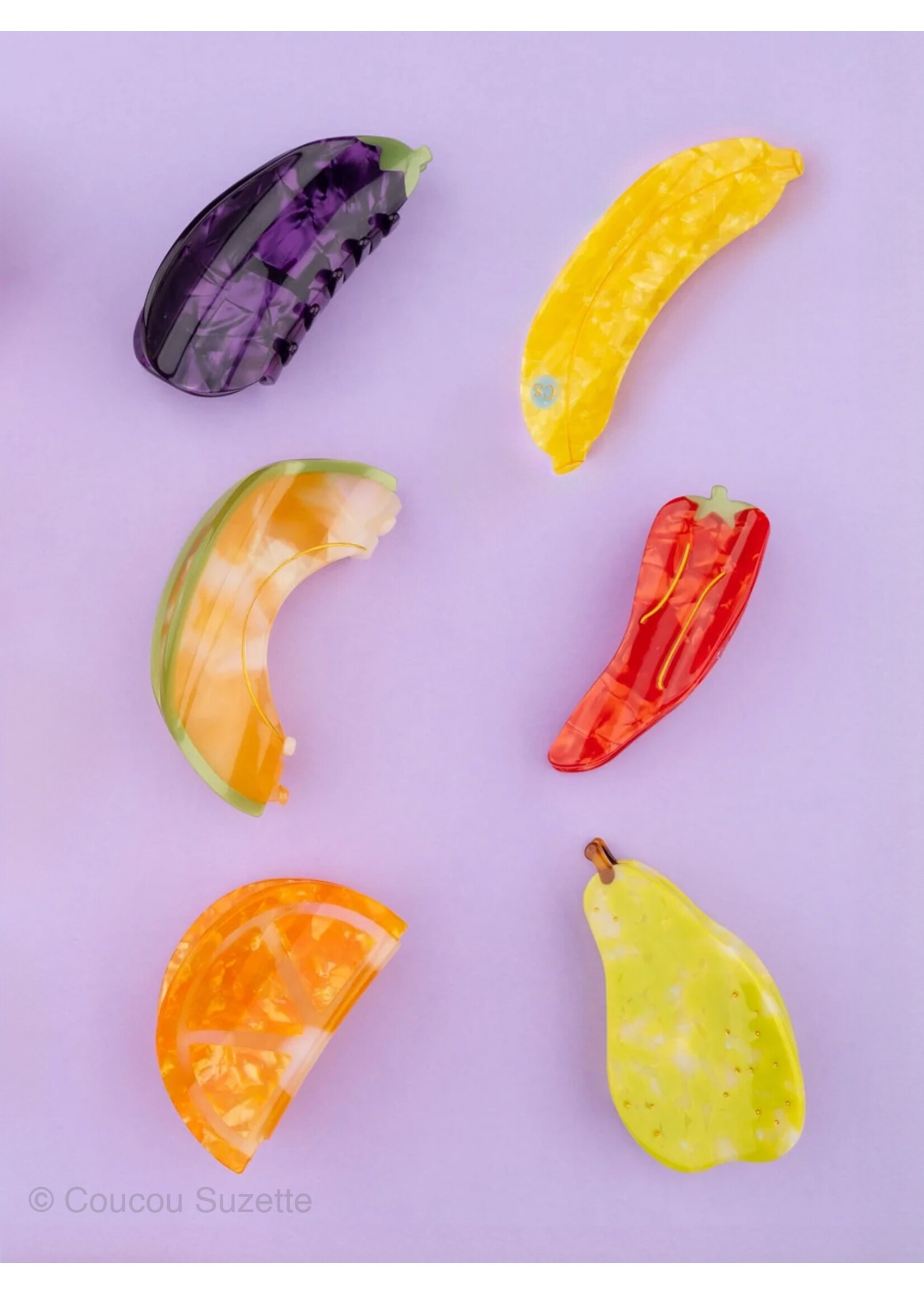 Coucou Suzette® "Fruit & Veg" hair claws by Coucou Suzette®