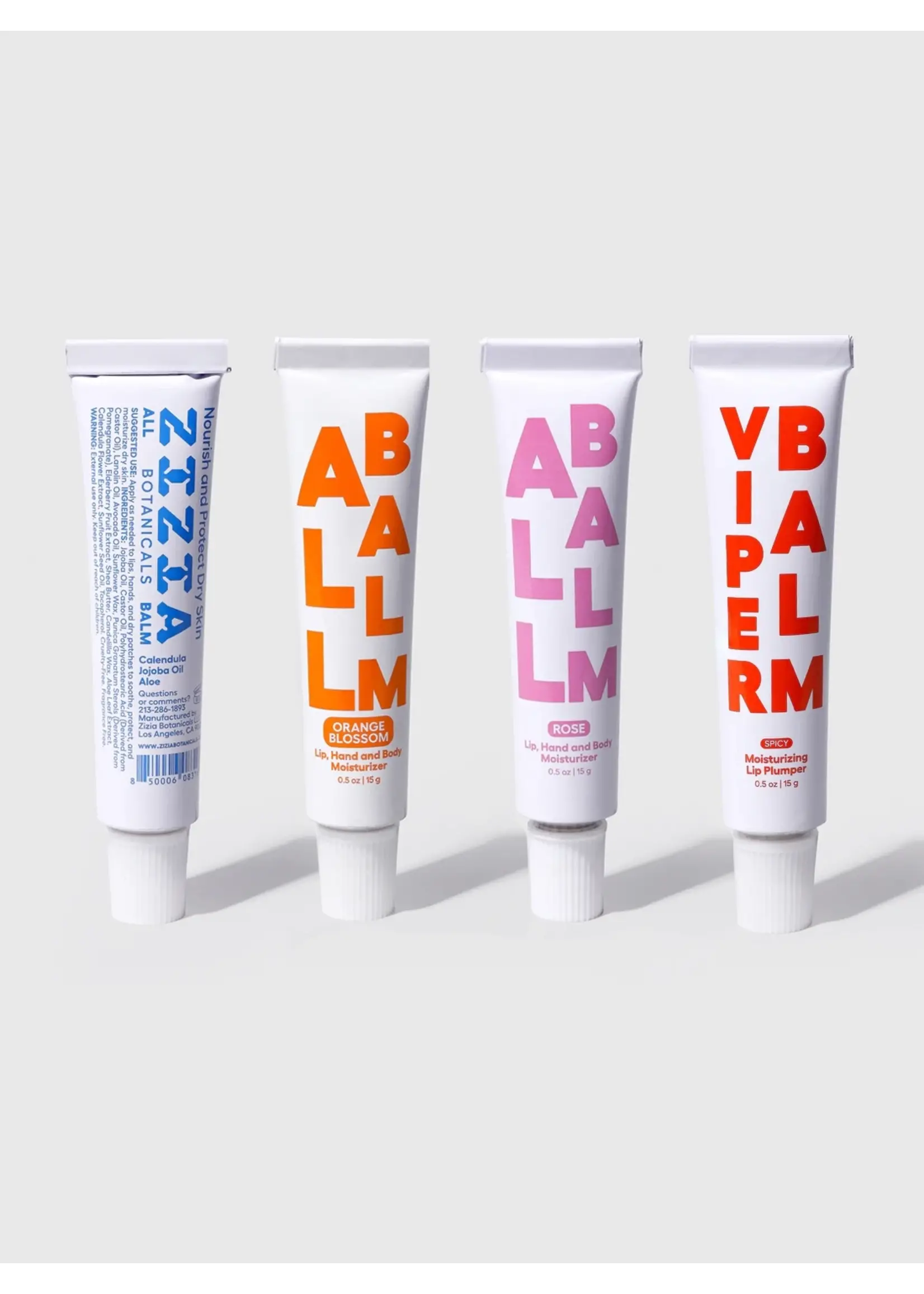 Zizia Balm tubes by Zizia