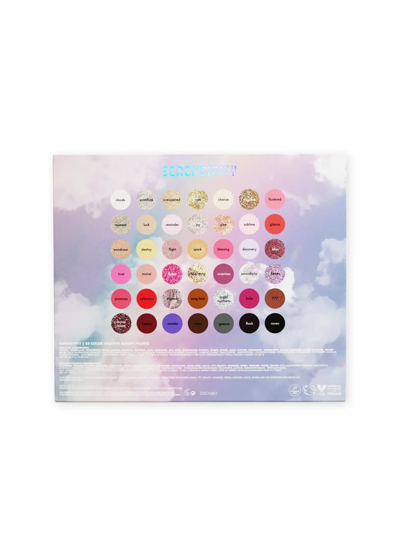 Kara Beauty "Serendipity" beauty palette by Kara Beauty