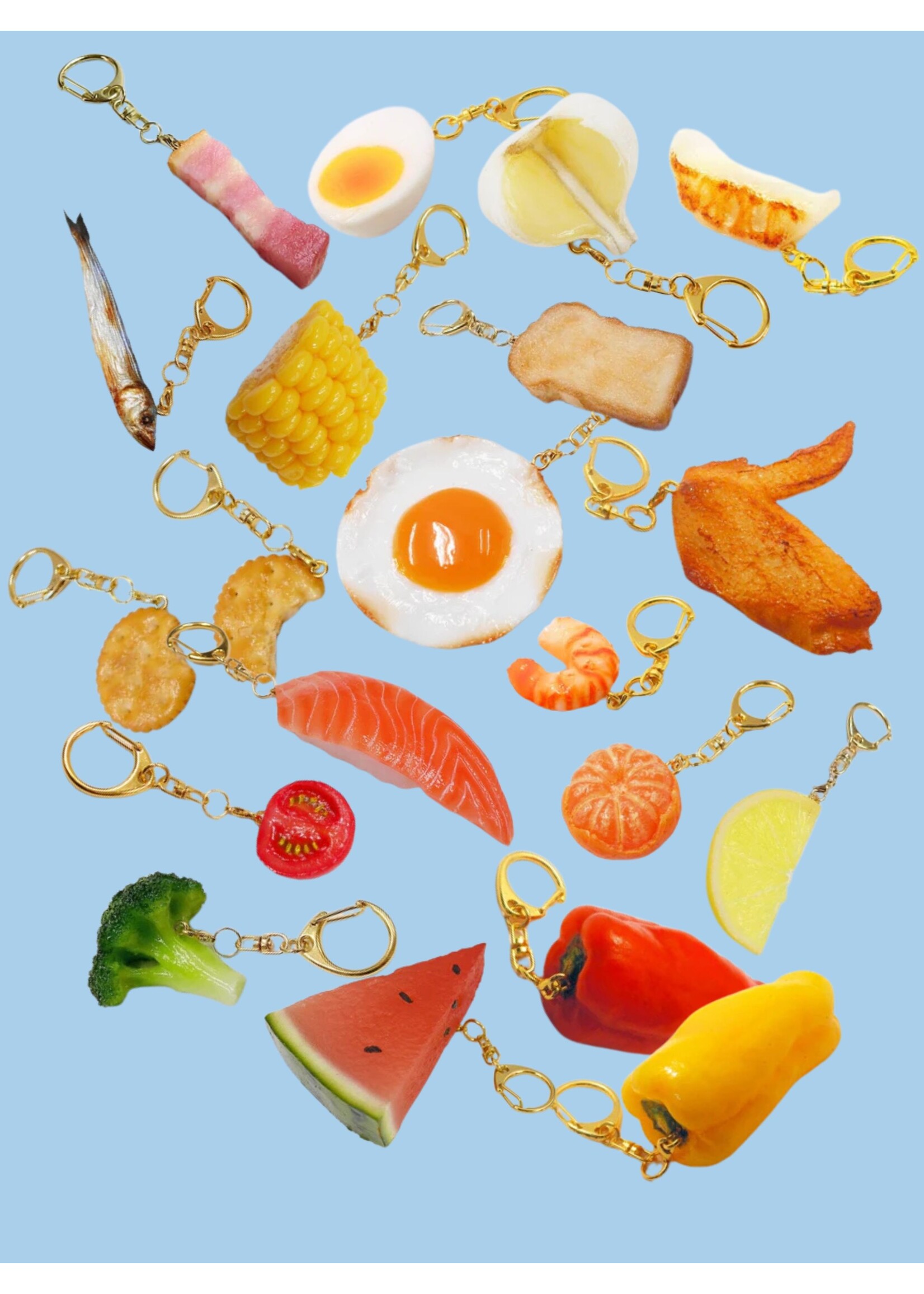 Fake Food Japan Porte clés en forme d'aliments par Fake Food Japan