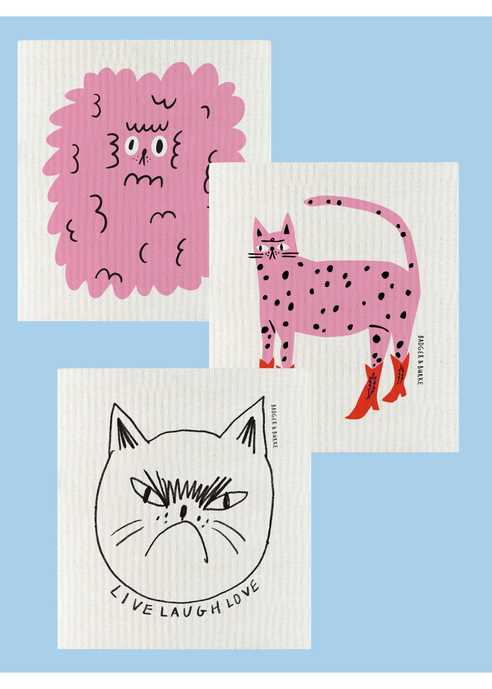 Badger & Burke Sponge cloths by Badger & Burke