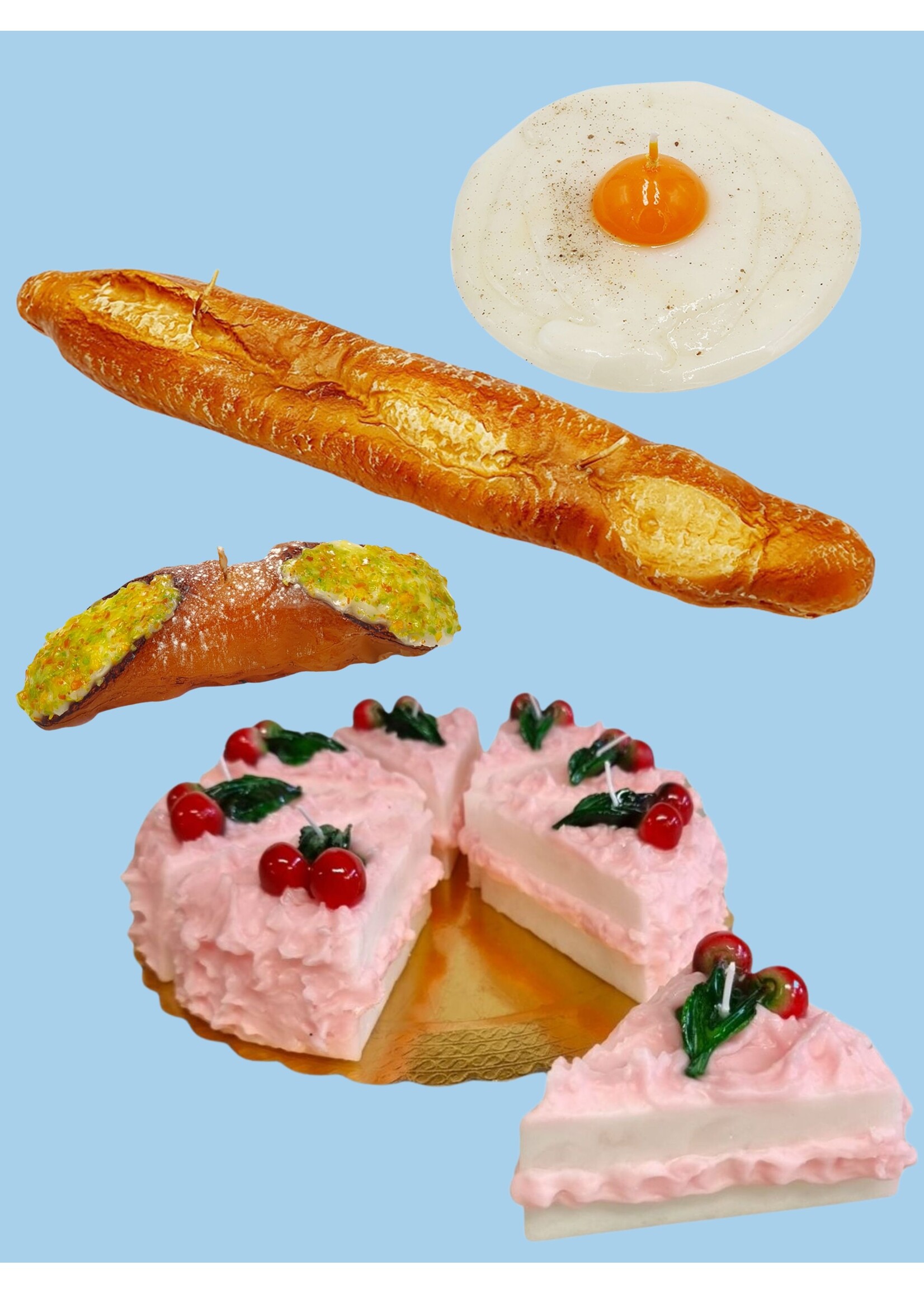 Cereria Intorna Bougies en forme d'aliments par Cereria Introna