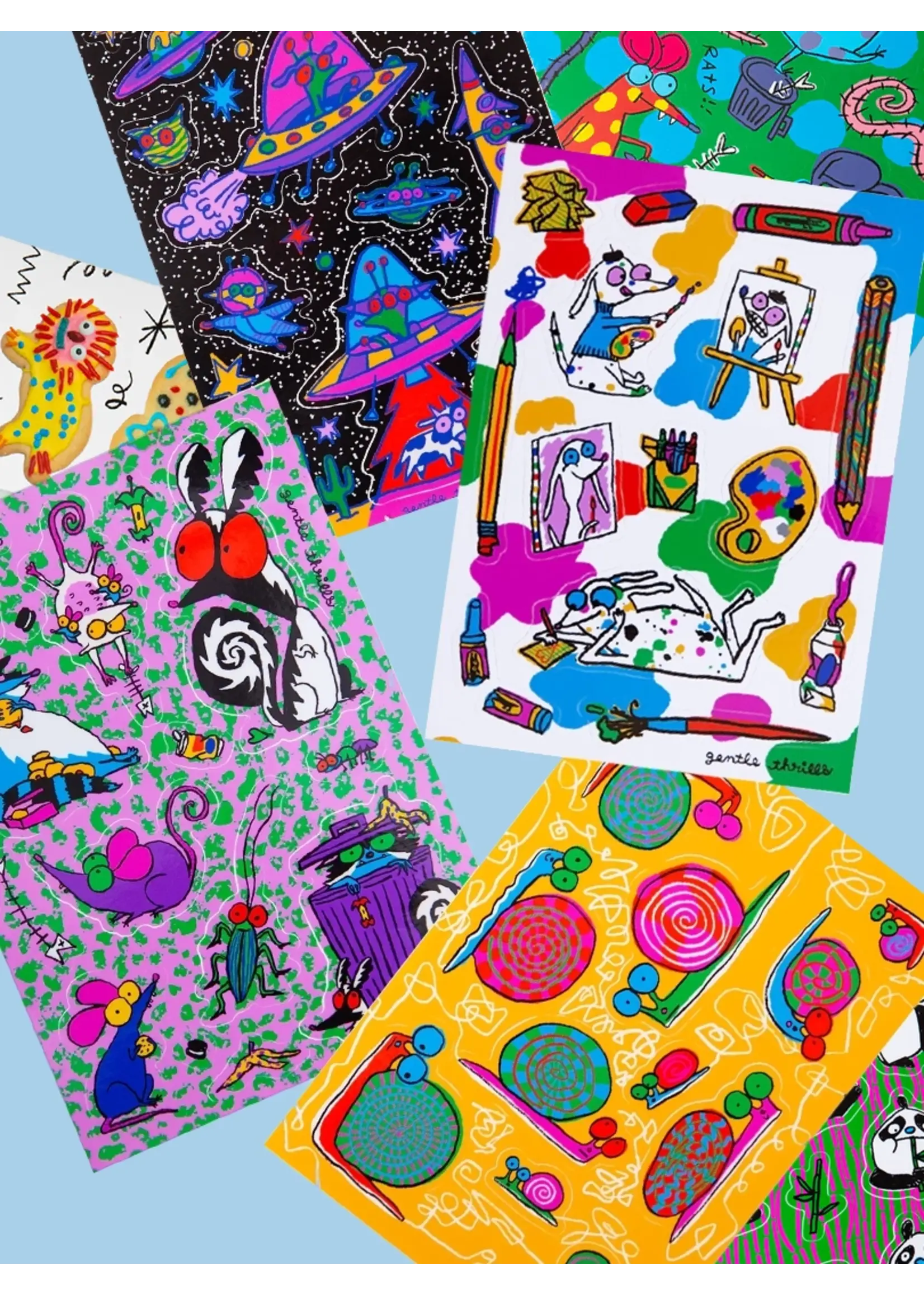 Gentle Thrills Sticker sheet by Gentle Thrills