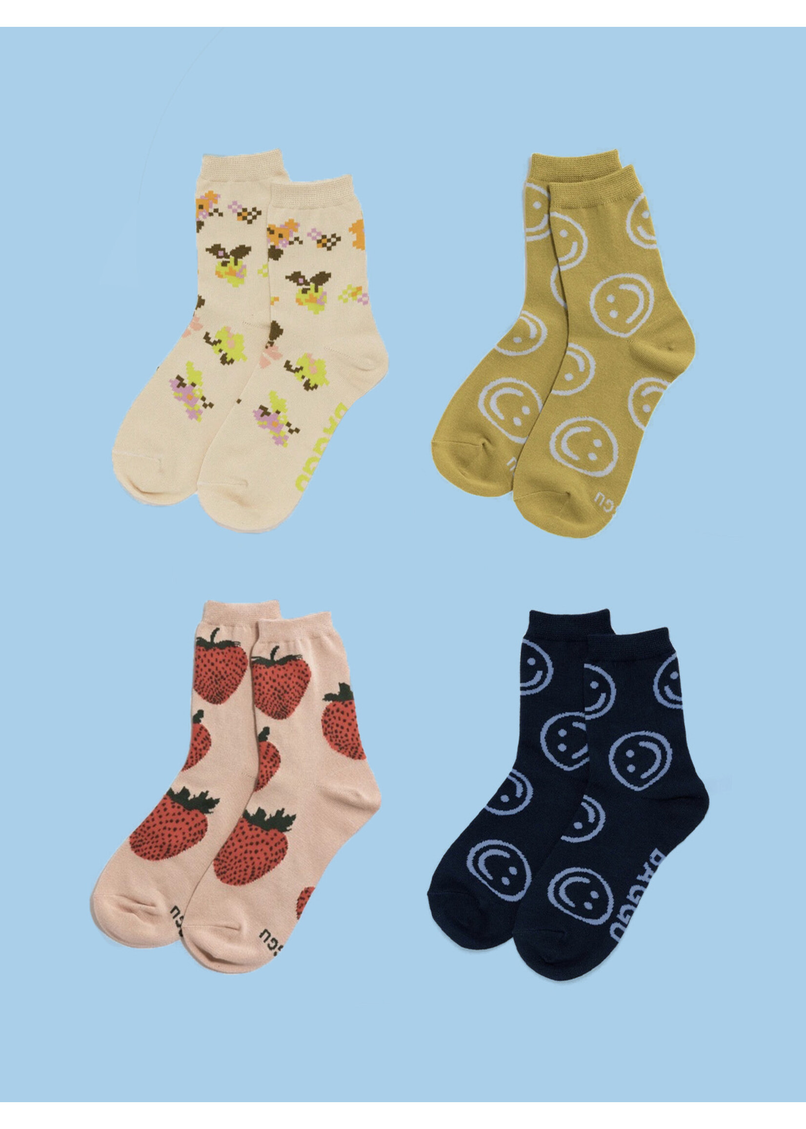 Baggu Classic crew socks by Baggu