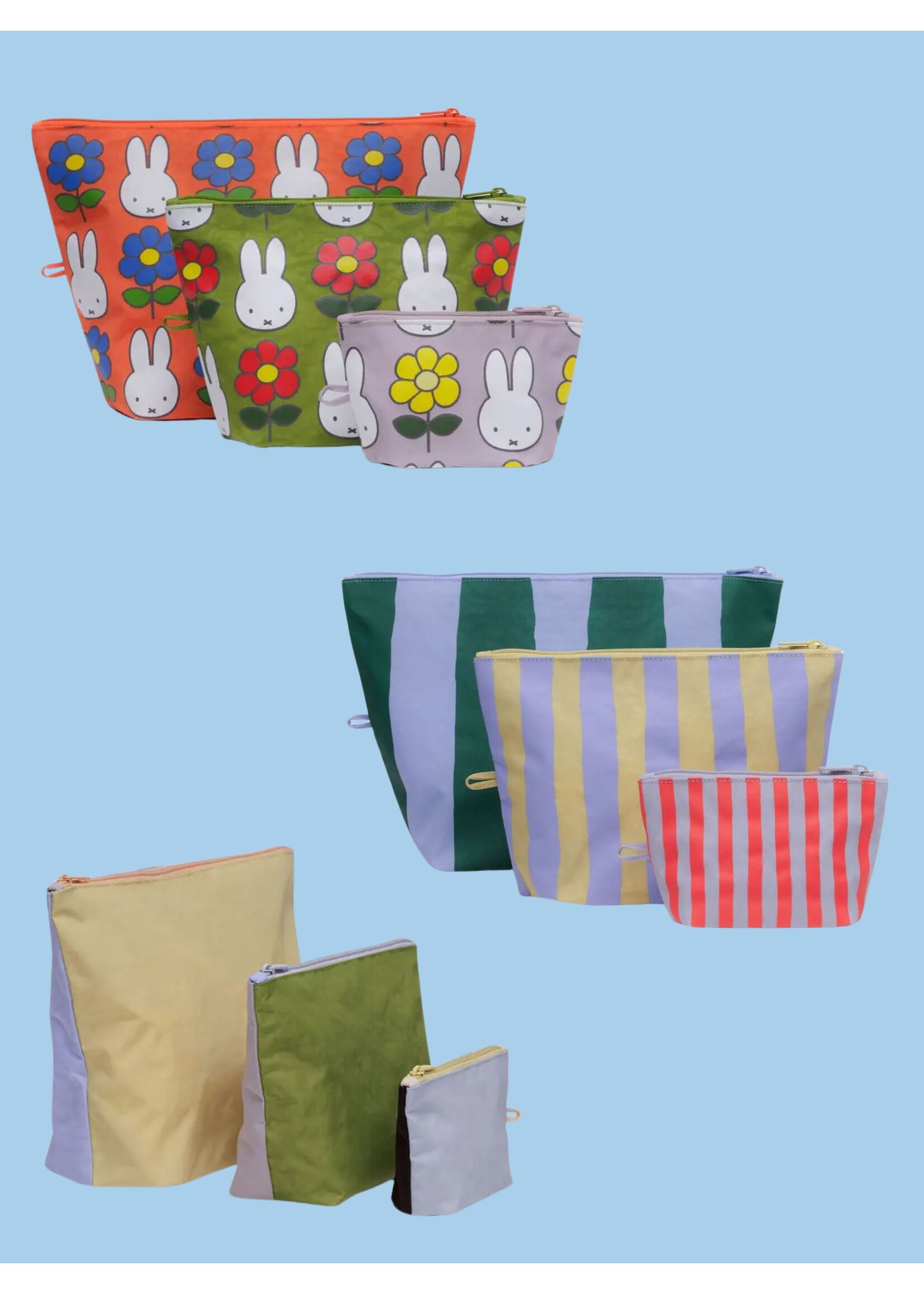Baggu Ensemble de pochettes "Go Pouch" par Baggu