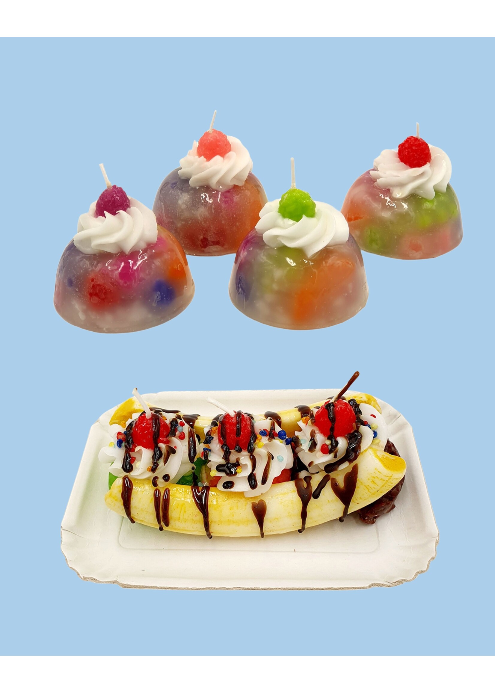 Cereria Intorna Bougies en forme d'aliments par Cereria Introna