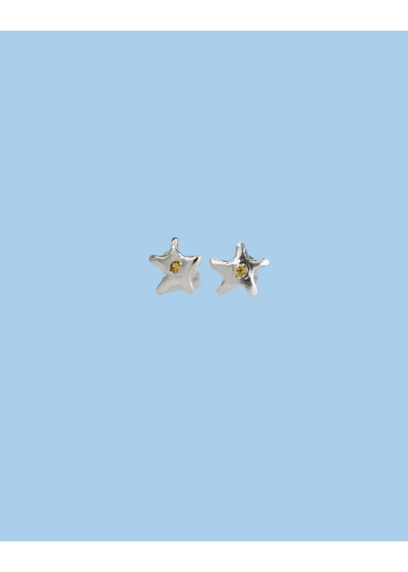 Marmo Boucles d'oreilles "Lumière" avec saphirs par Marmo