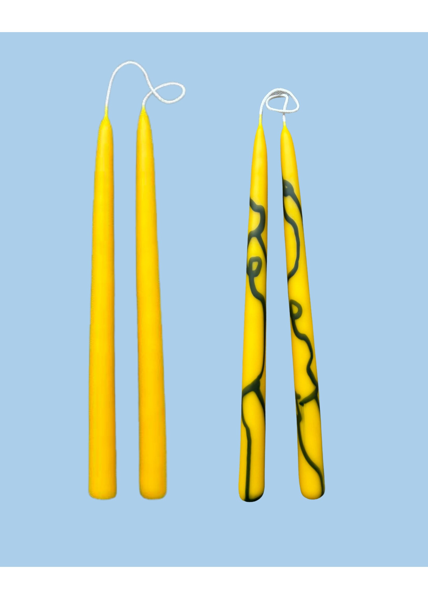 Waxmaya Beeswax Tapers by Waxmaya