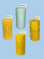 Waxmaya Bougies "Column" en cire d'abeille par Waxmaya