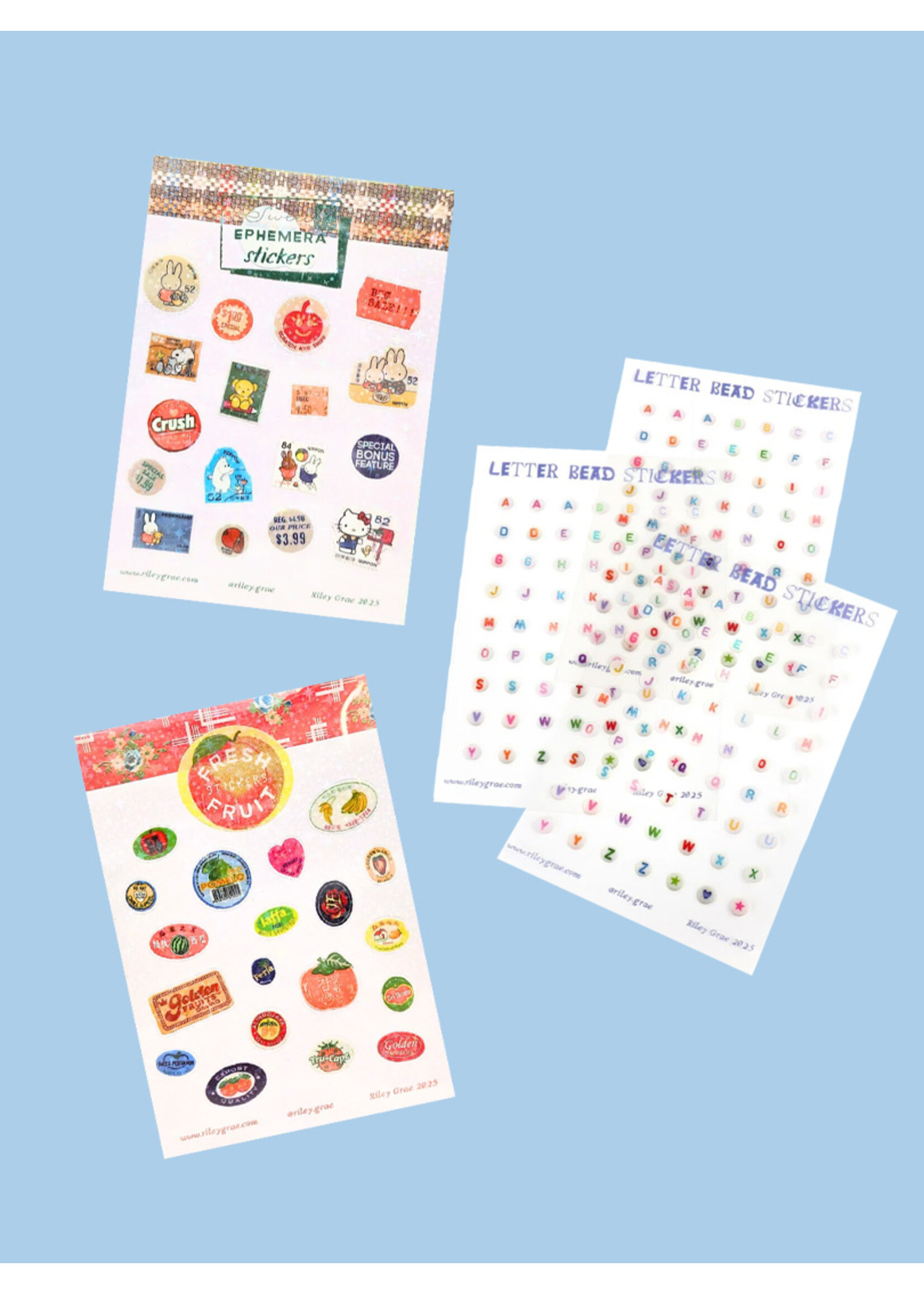 Riley Grae Sticker sheets by Riley Grae