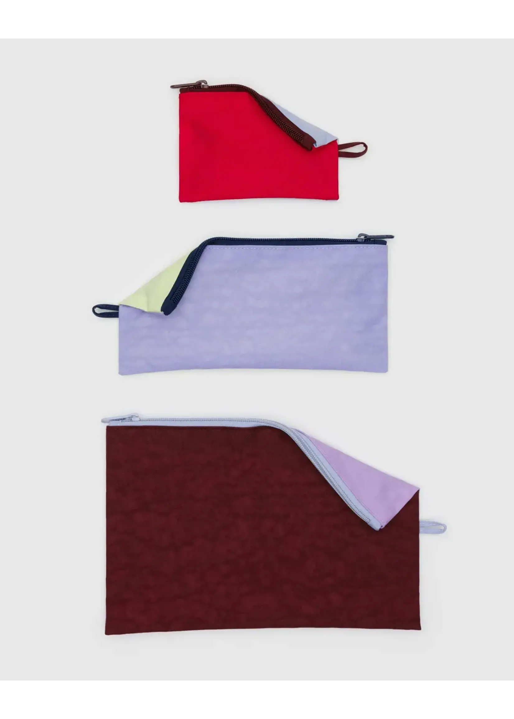 Baggu Ensembles de pochettes "Flat Pouch" par Baggu