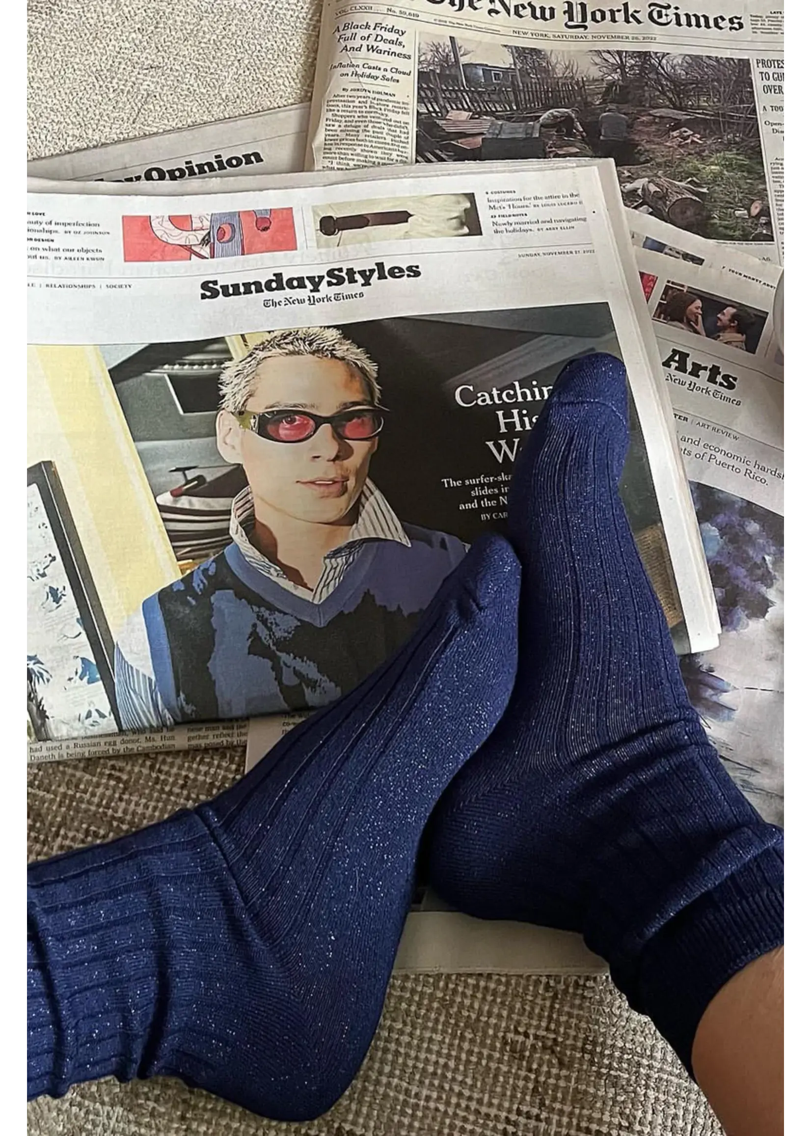 Le Bon Shoppe "her Lurex: bas par Le Bon Shoppe