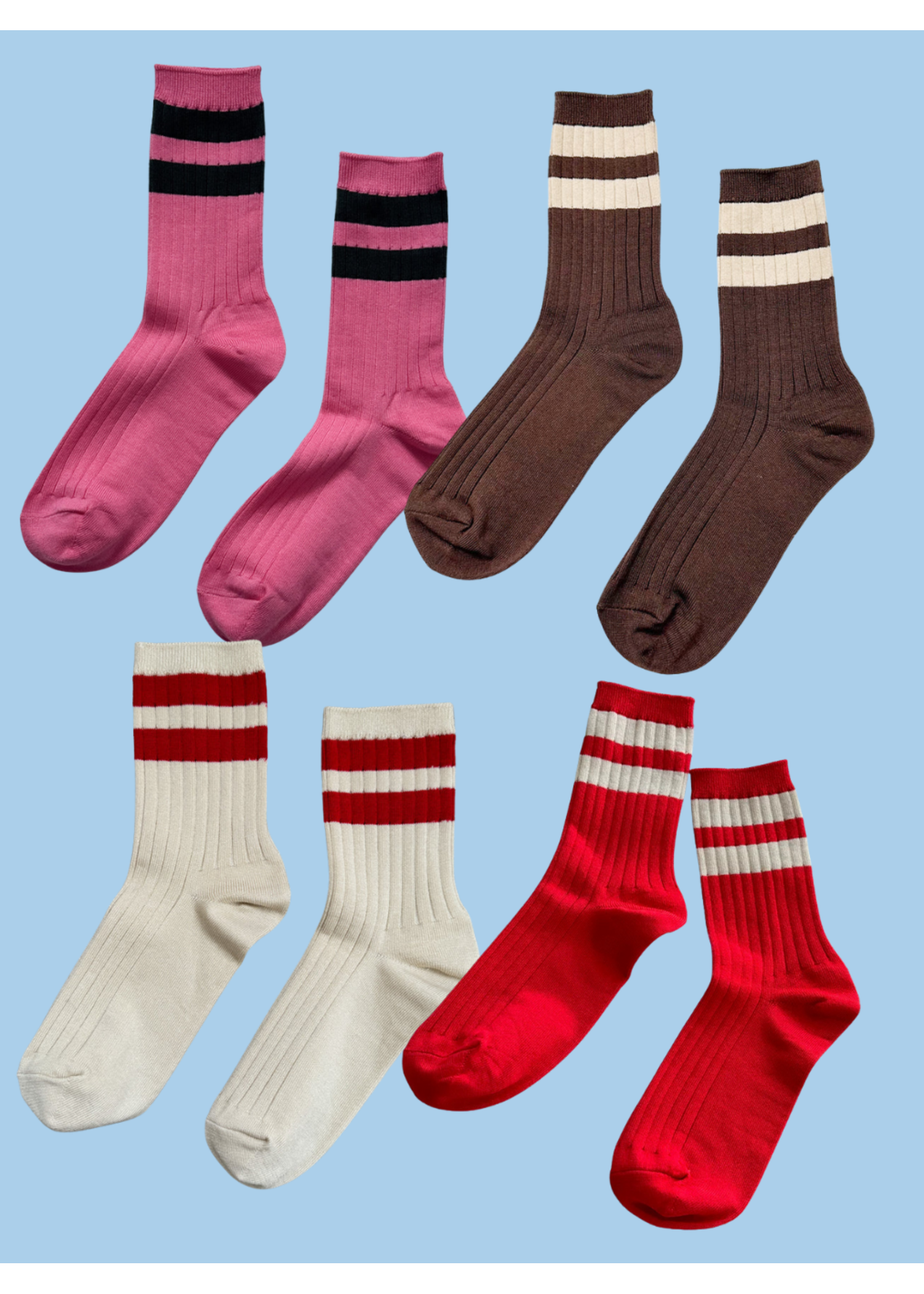 Le Bon Shoppe "Her Varsity" socks by Le Bon Shoppe