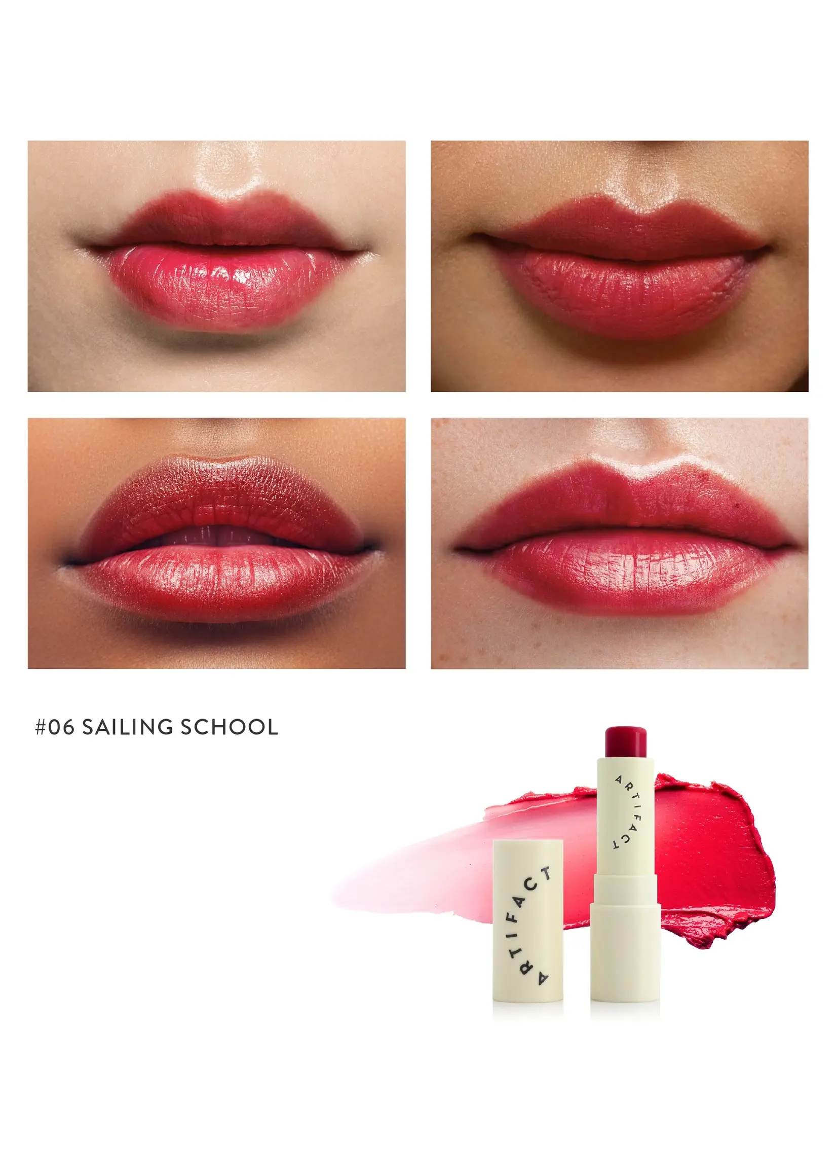Artifact Tinted lip balms by Artifact