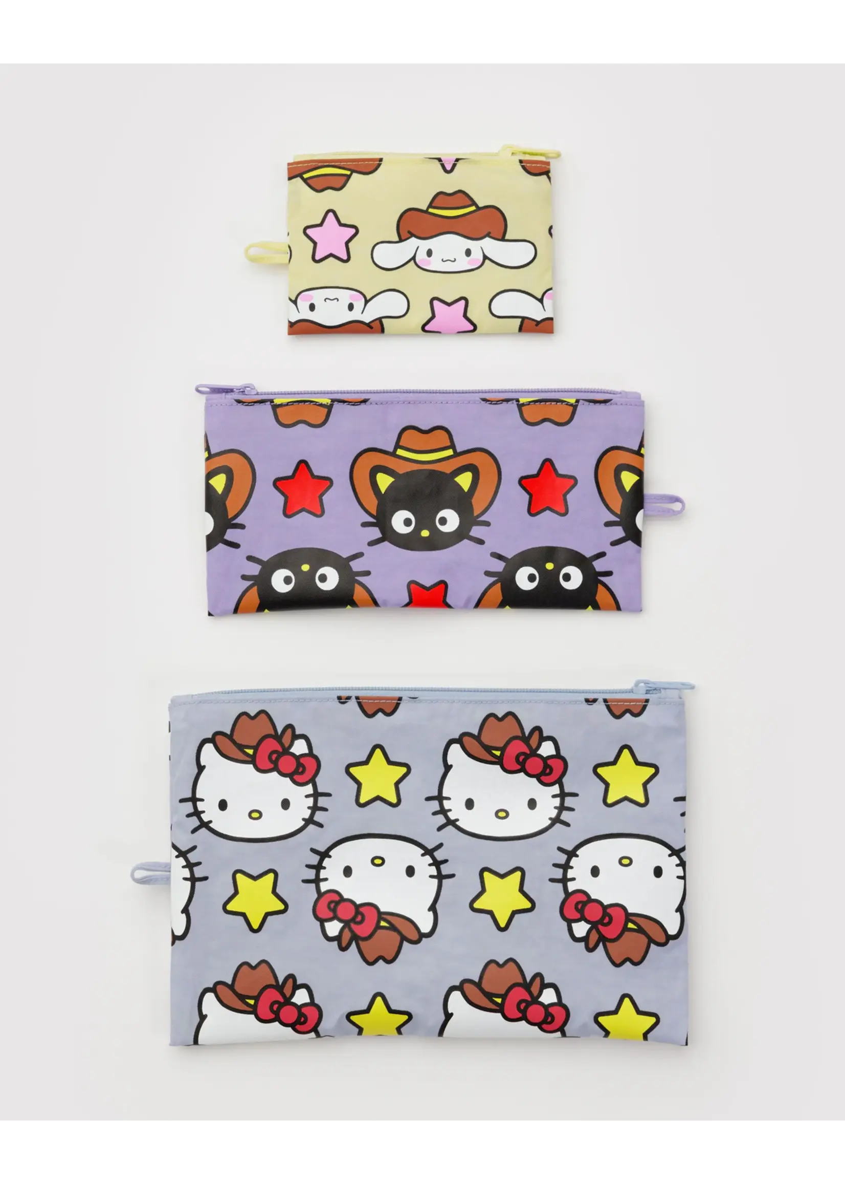 Baggu Ensembles de pochettes "Flat Pouch" par Baggu