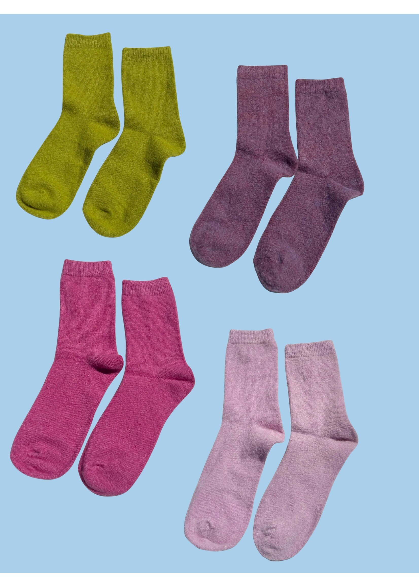 Billy Bamboo Fluffy Angora socks by Billy Bamboo