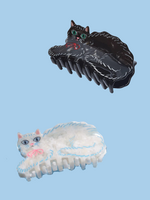Winona Irene Cat-shaped hair clip by Winona Irene