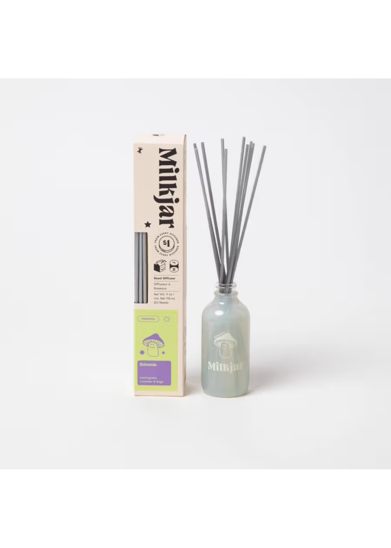 Milk Jar Reed stick diffuser by Milkjar
