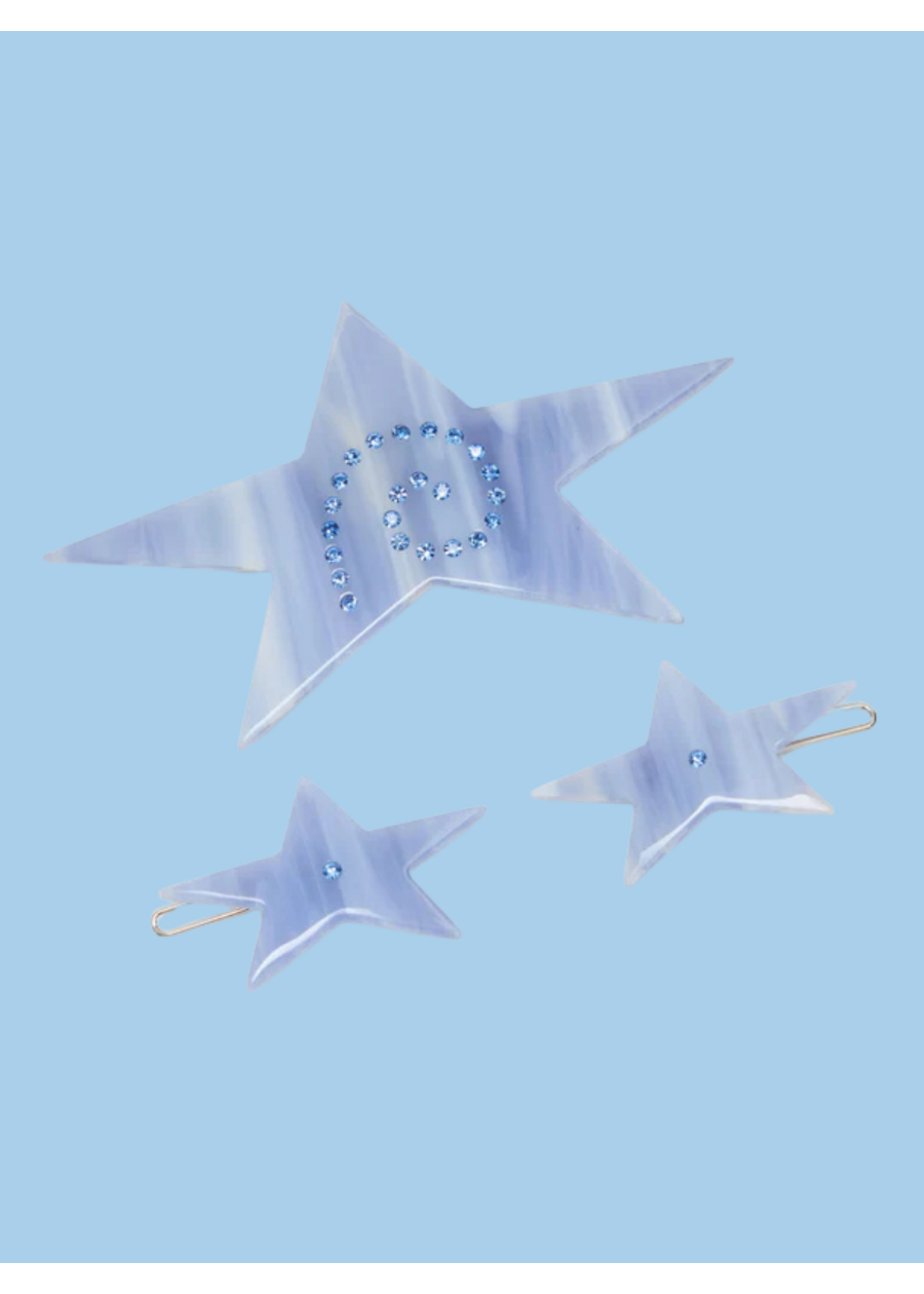 Chunks Pack of “Stars” barrettes by Chunks