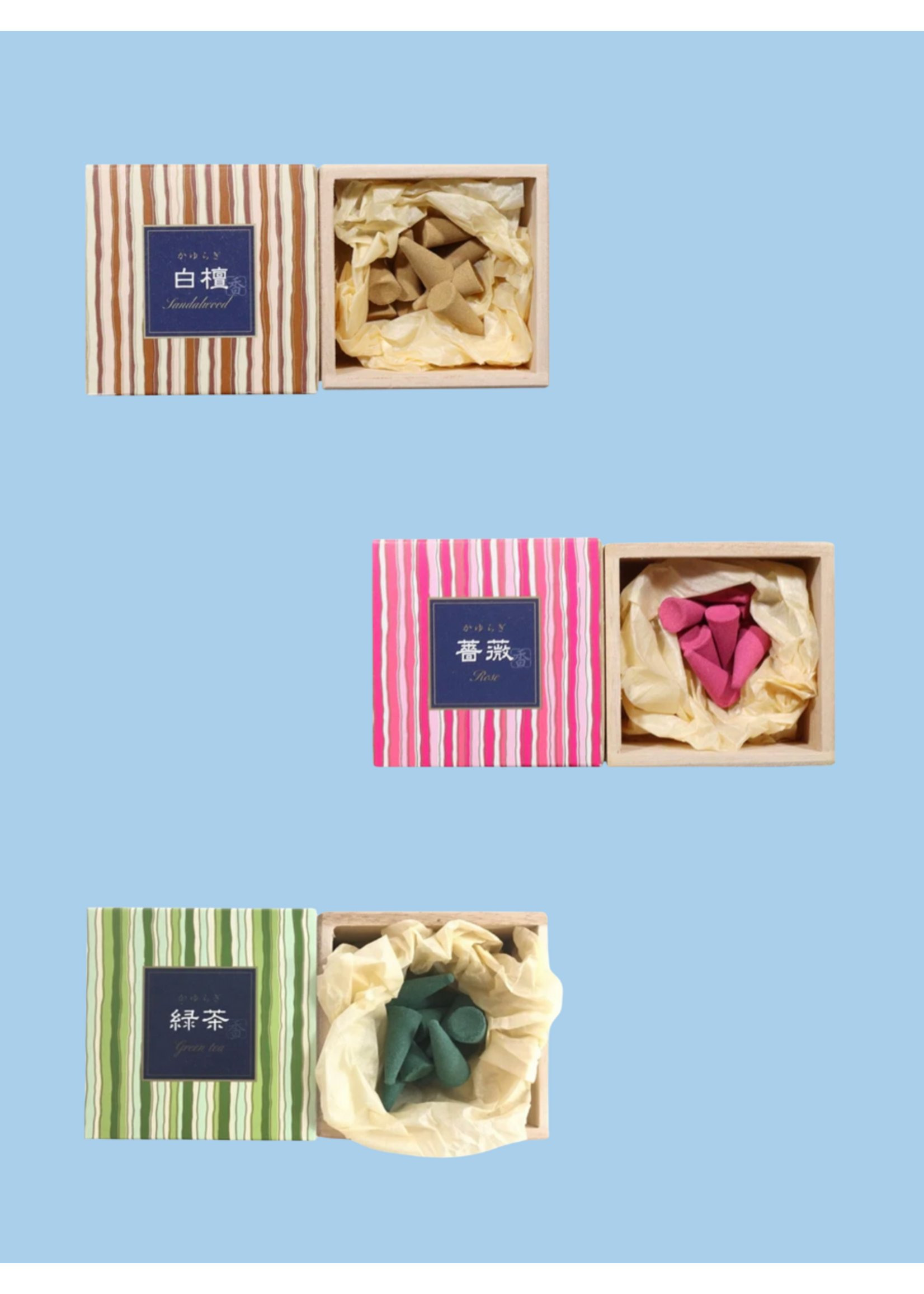 Nippon Kodo Incense Kayuragi cones by Nippon Kodo