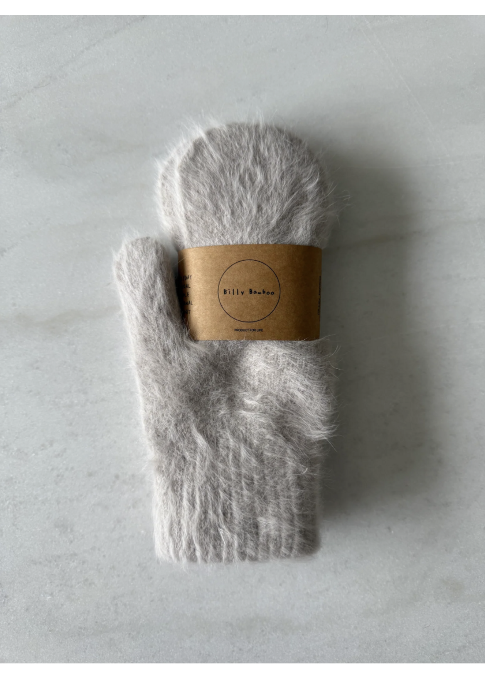 Billy Bamboo Fluffy angora mittens by Billy Bamboo