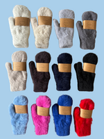 Billy Bamboo Fluffy angora mittens by Billy Bamboo