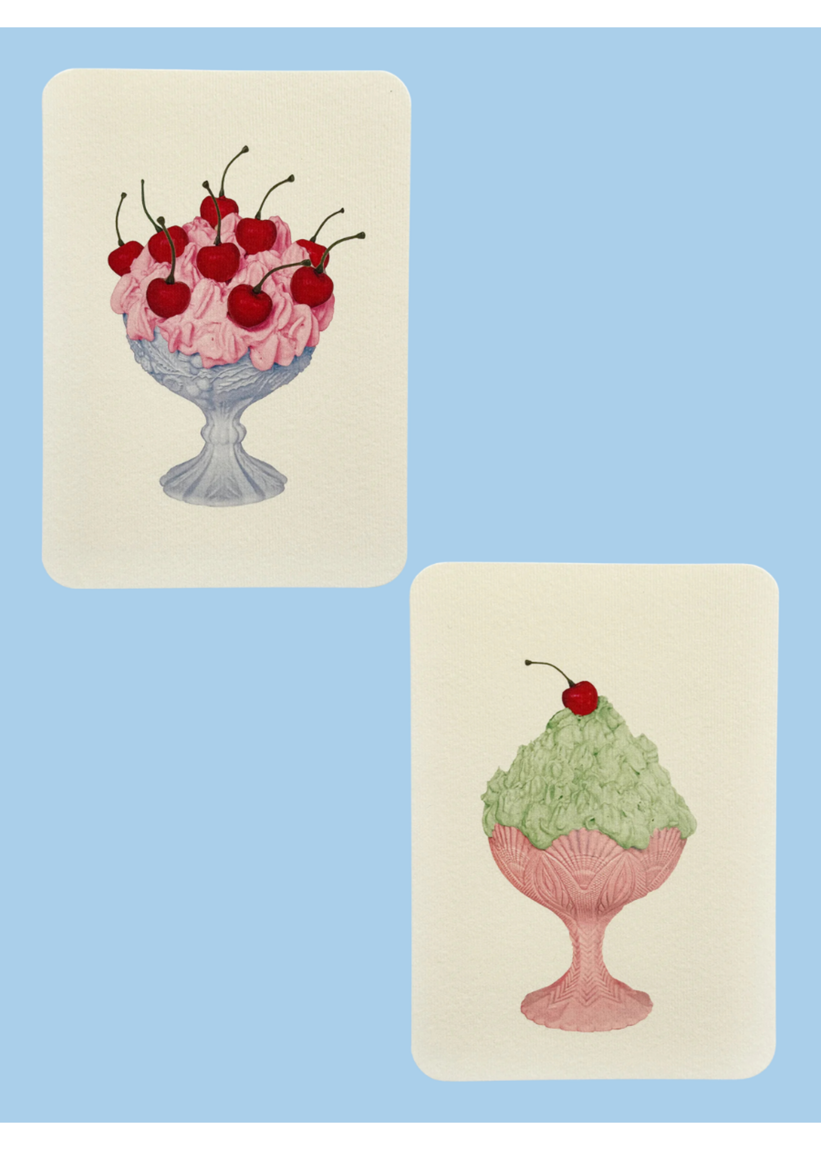 Canonbury Press Carte de souhaits "Chantilly" par Canonbury Press